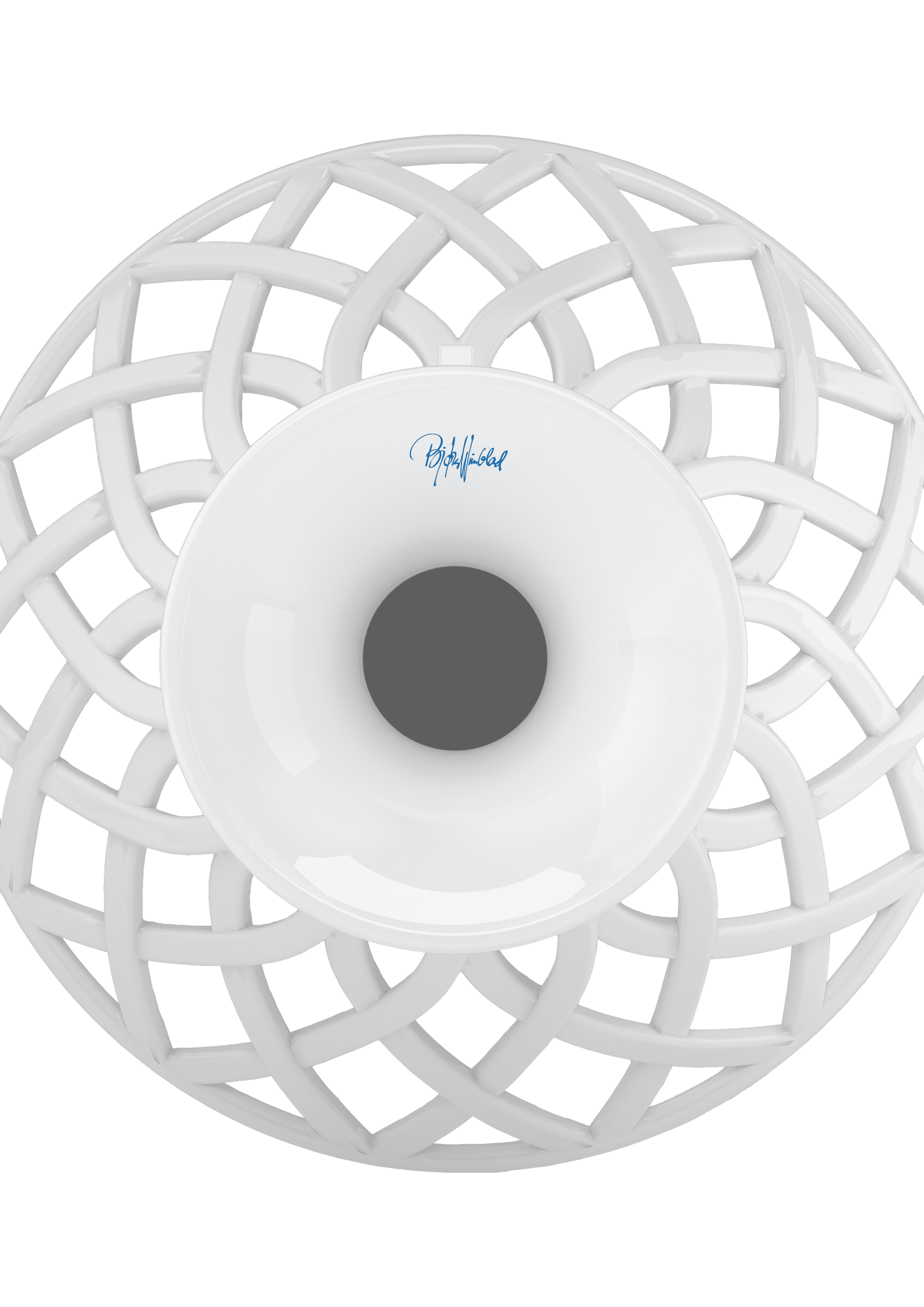 Bjørn Wiinblad Fruit Bowl Ø25 cm in Blue from Dora