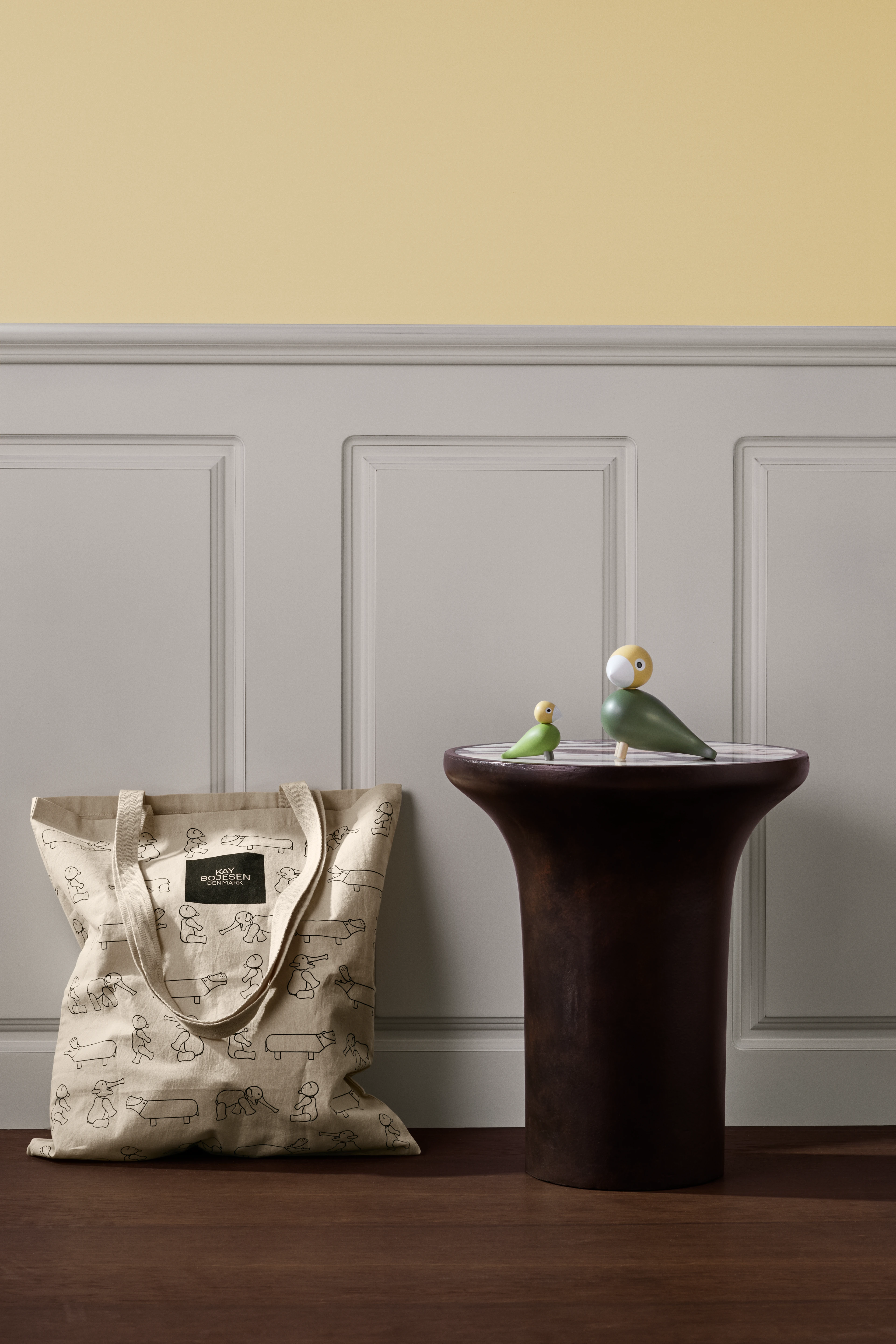 Liliput dyr Mulepose 40x45 cm fra Kay Bojesen i farven Sand, lavet af Bomuld