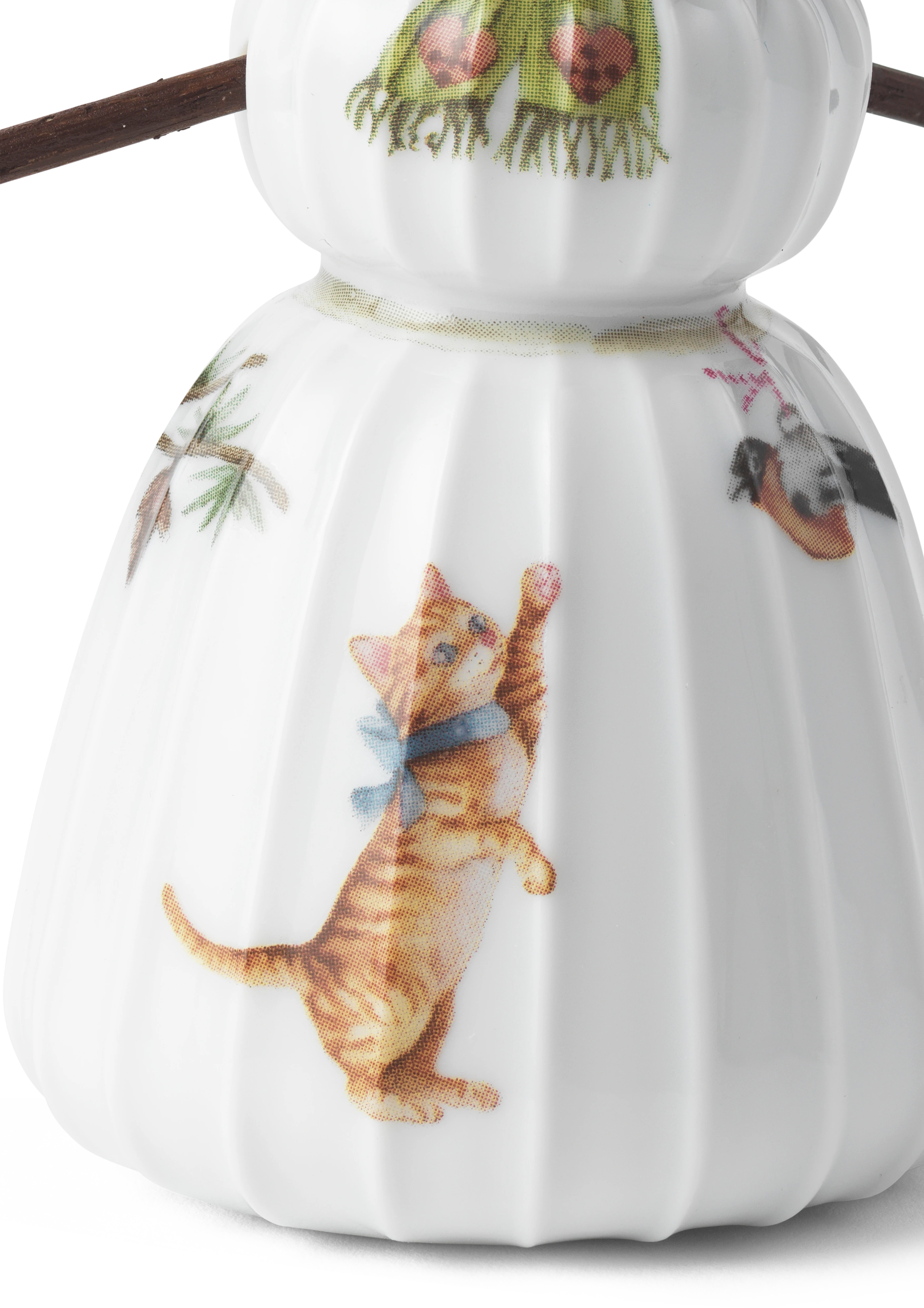 Snowwoman H11 from Kähler  in White w. deco color, made of Ceramics