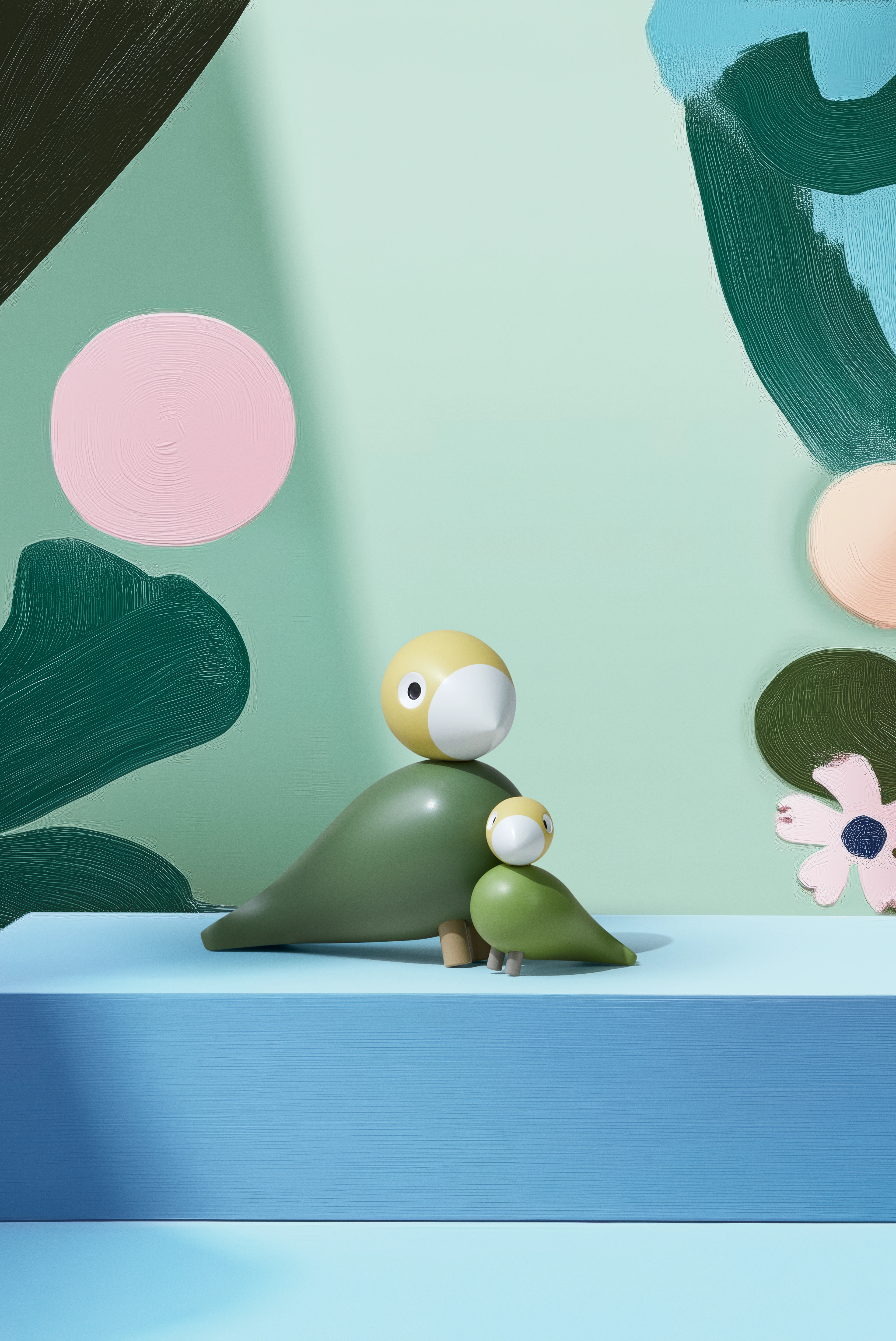 Liv & Lykke Green from Kay Bojesen in Green color, made of Wood