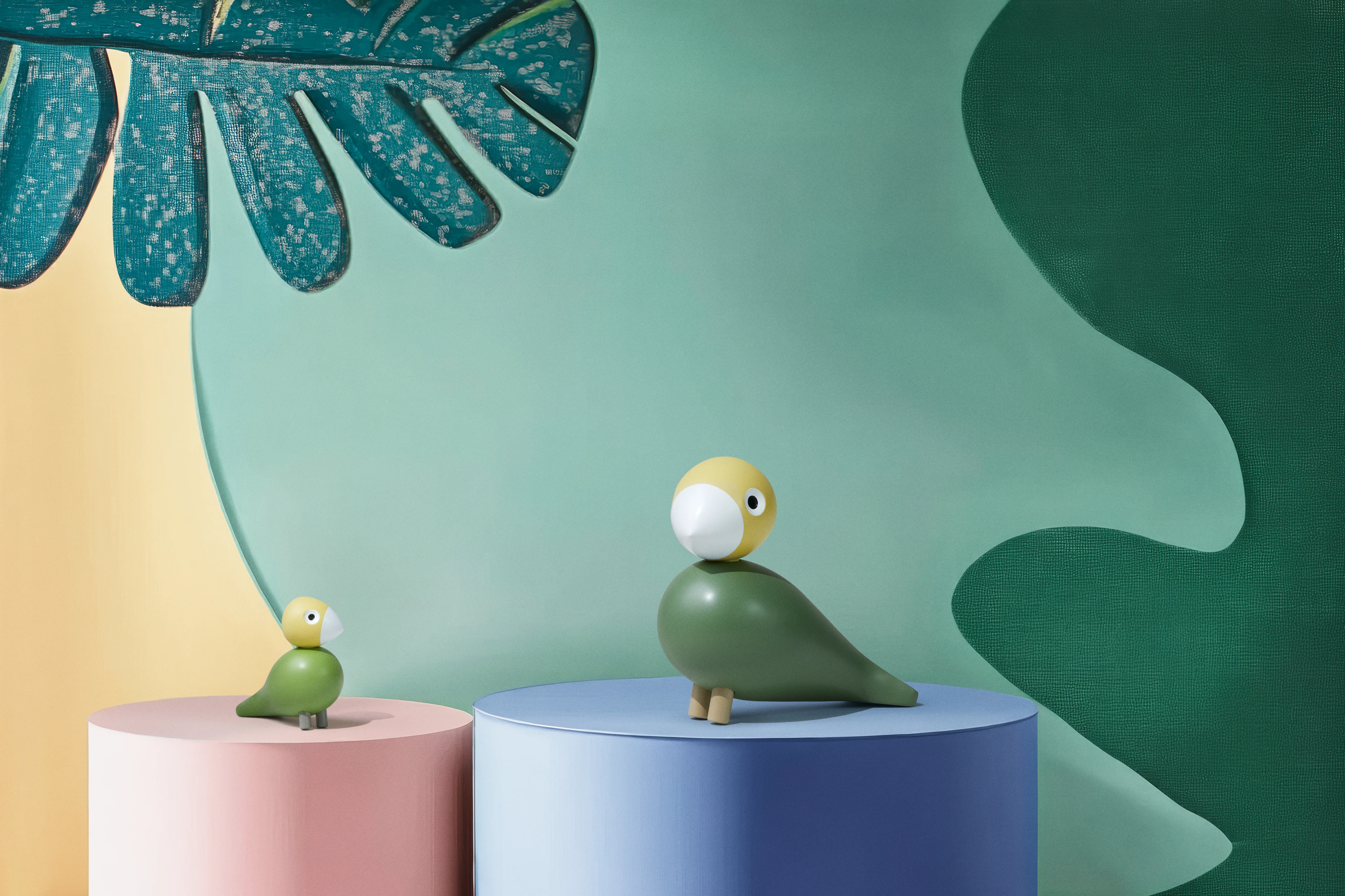 Liv & Lykke Green from Kay Bojesen in Green color, made of Wood