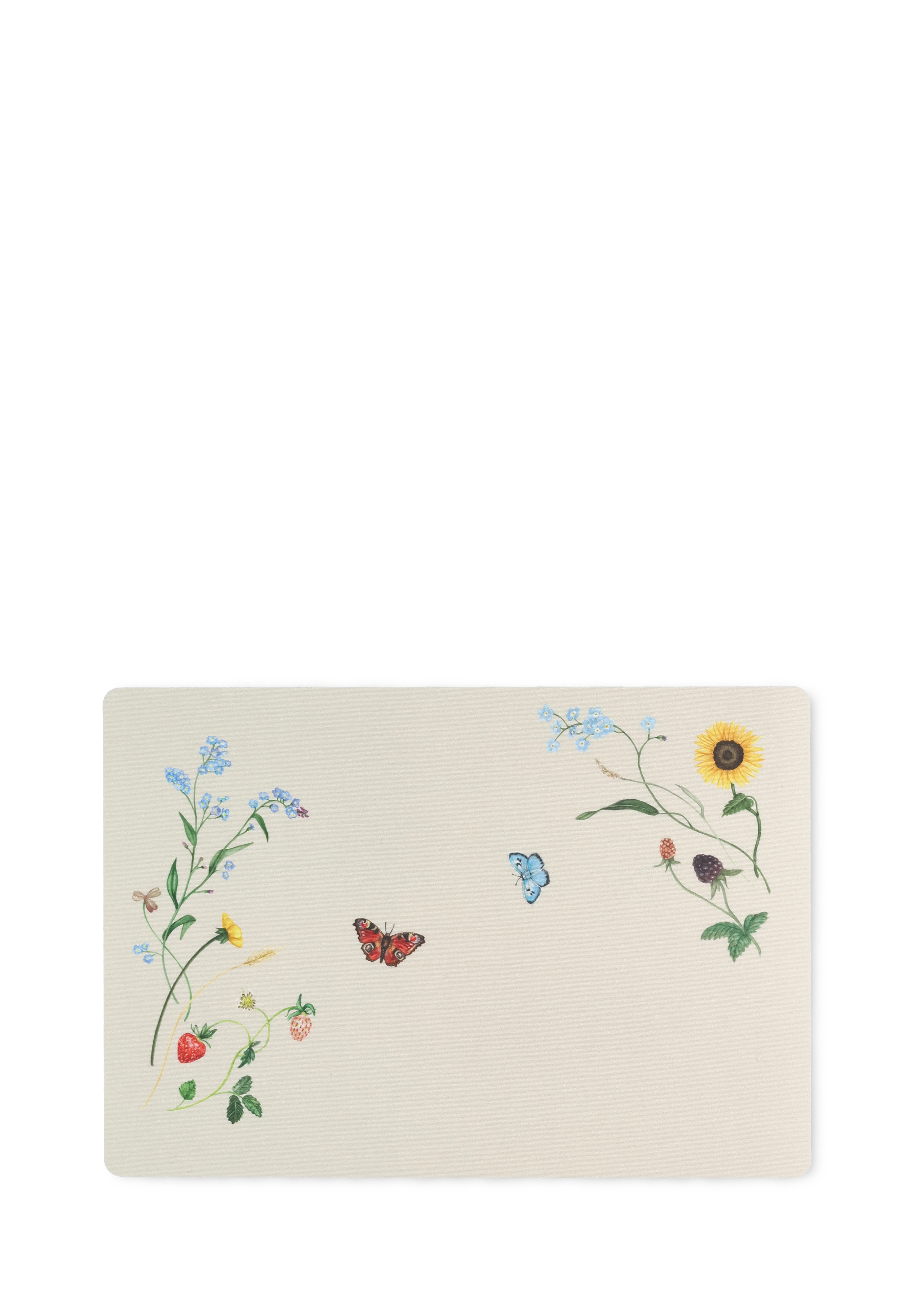 Tischset 2025 43x30 cm von Kähler in der Farbe Weiss mit Dekoration, hergestellt aus Baumwollmischung