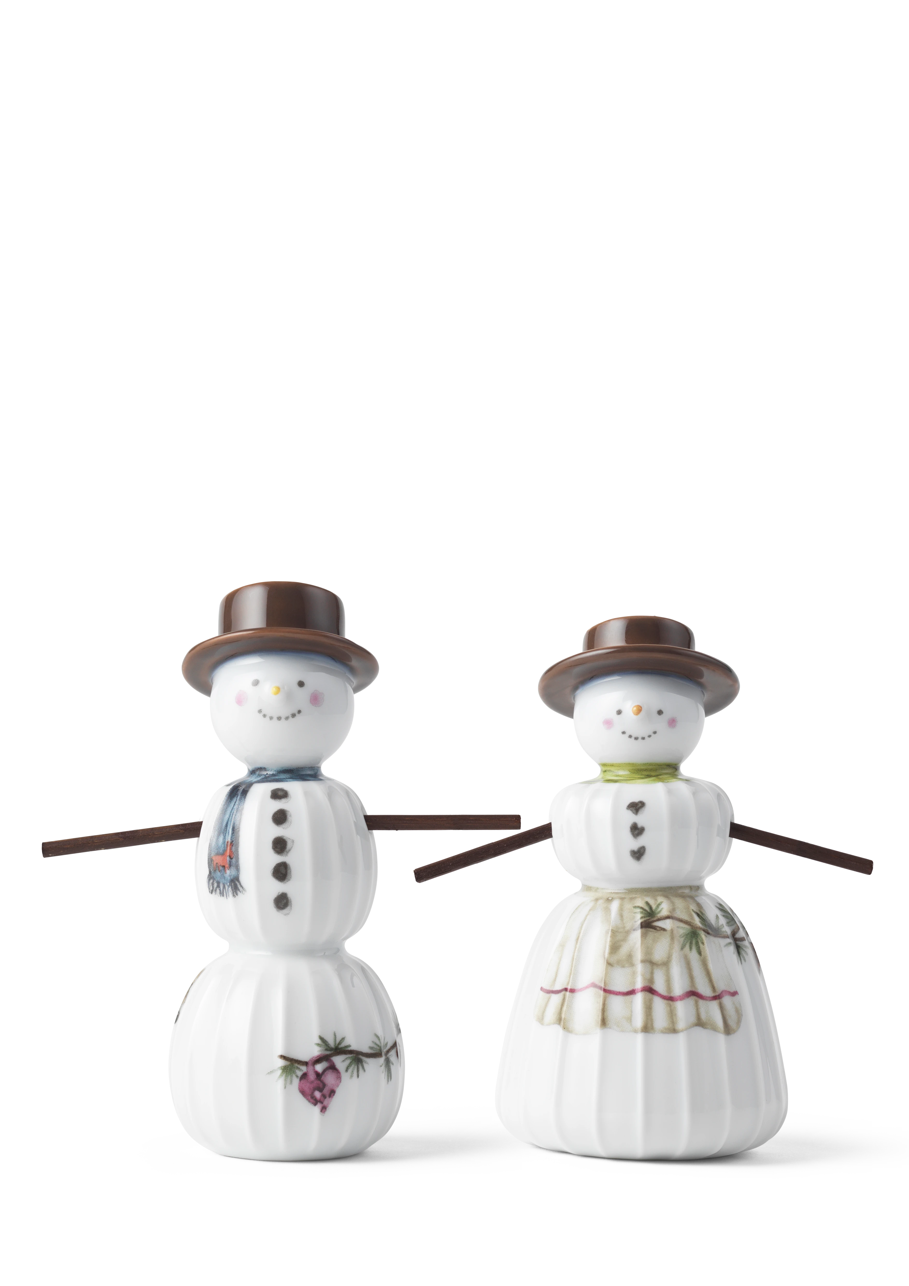 Set of Snowman and Snowwoman 2 pcs.
