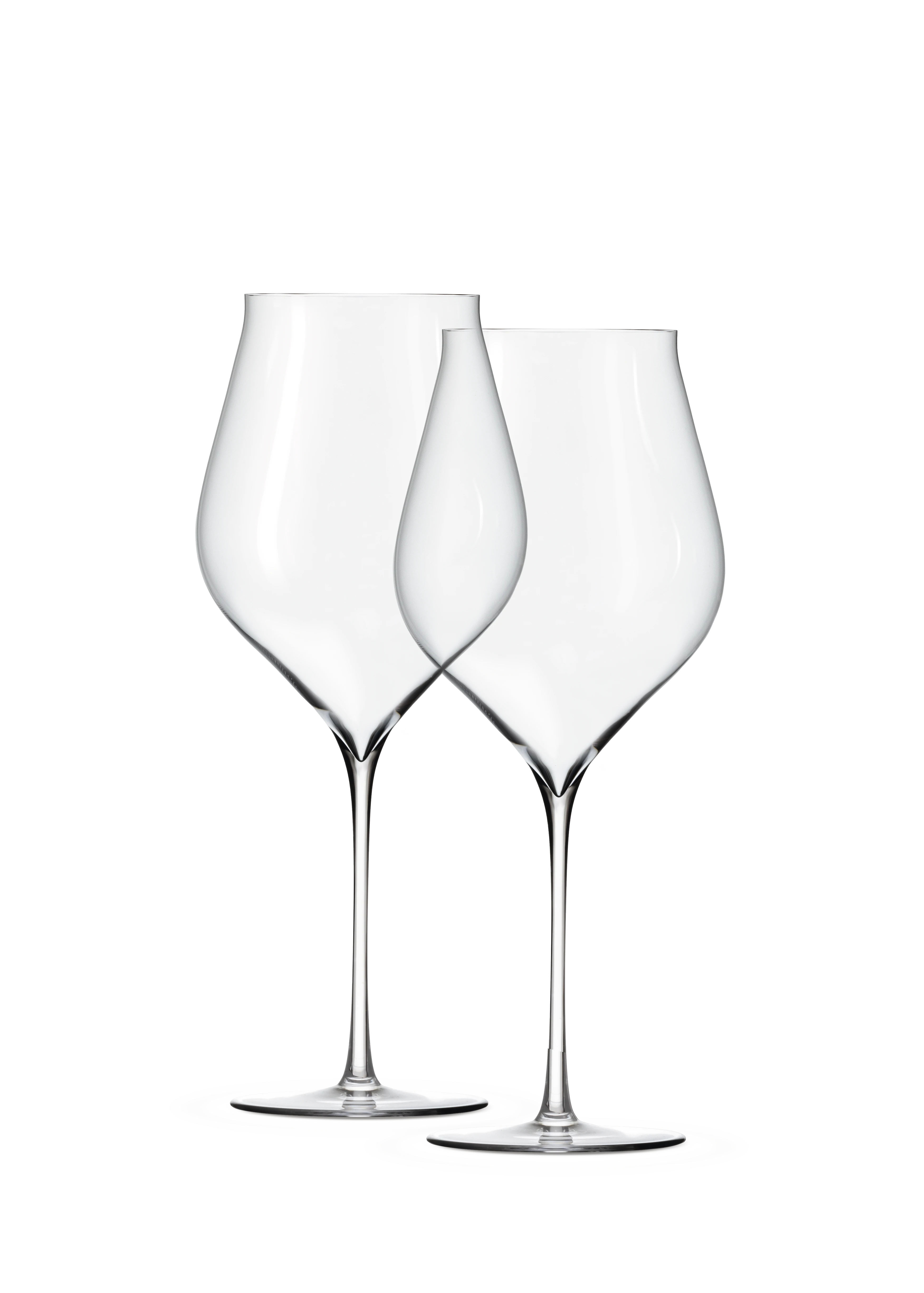 Rødvinsglas 81 cl 2 stk. fra Holmegaard i farven Klar, lavet af Glas