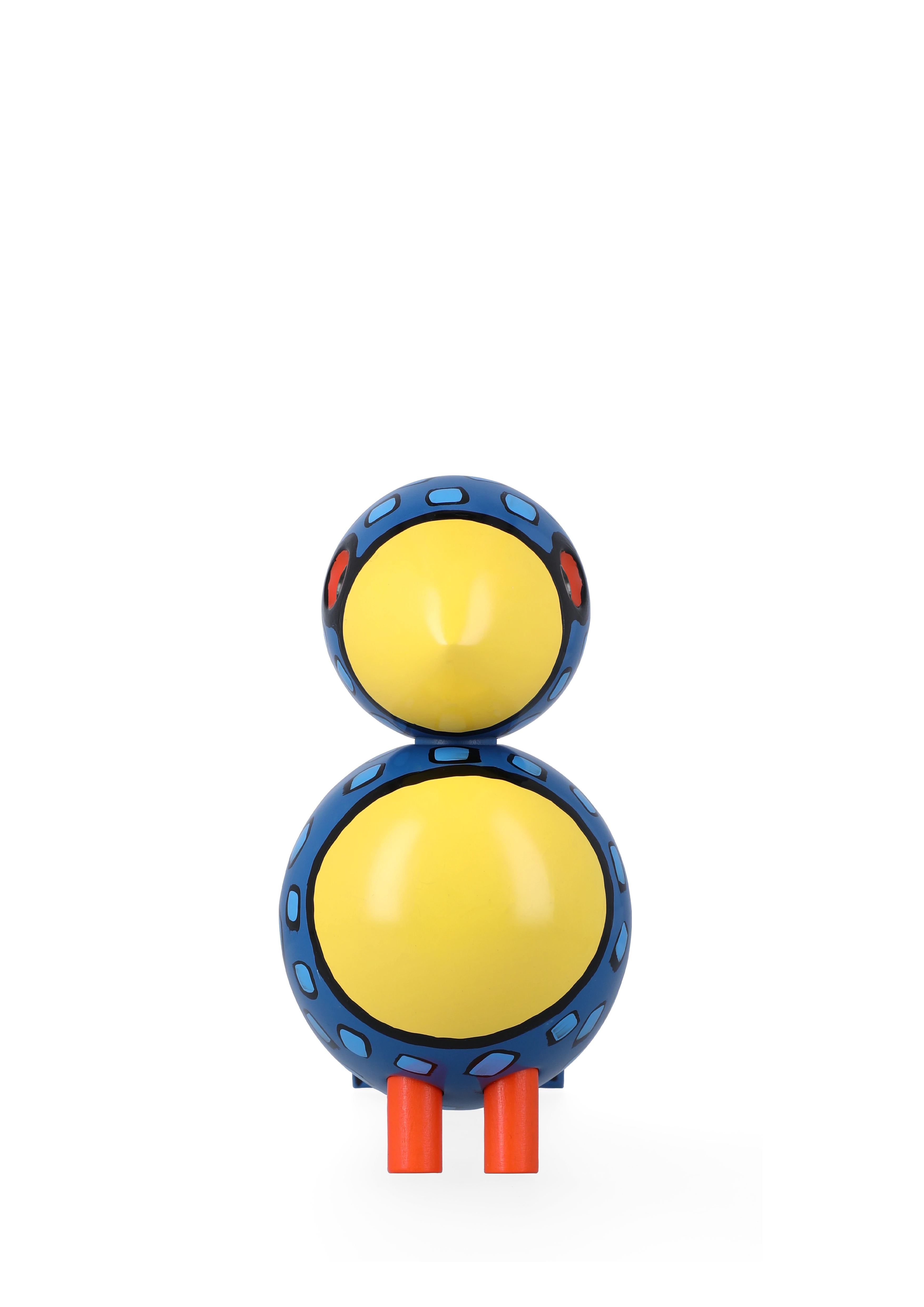 x Leif Sylvester Songbird H20 cm from Kay Bojesen in Nightbird color, made of Wood