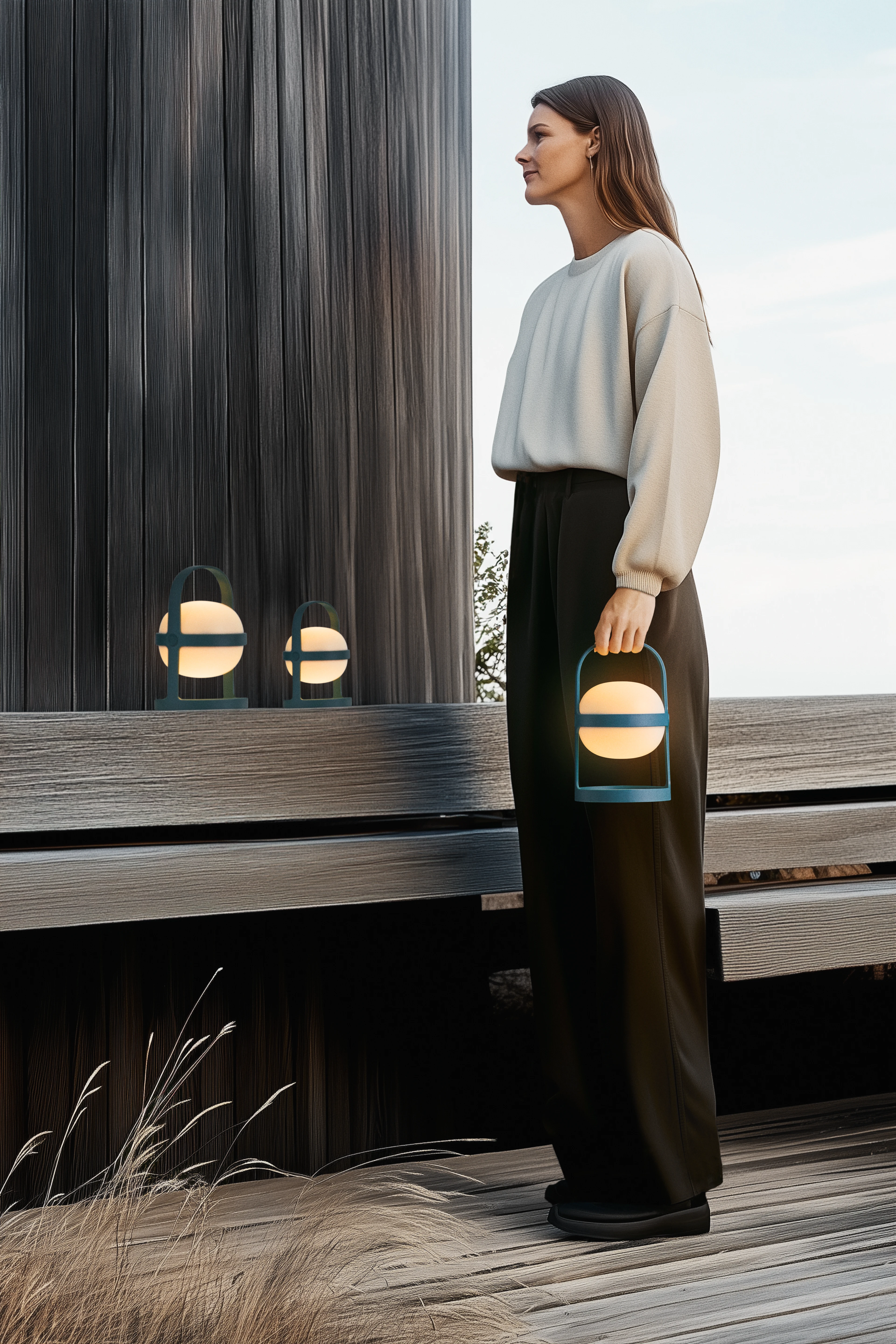 Solar Circular H18.5 from Rosendahl in Forest Green color, made of Plastic