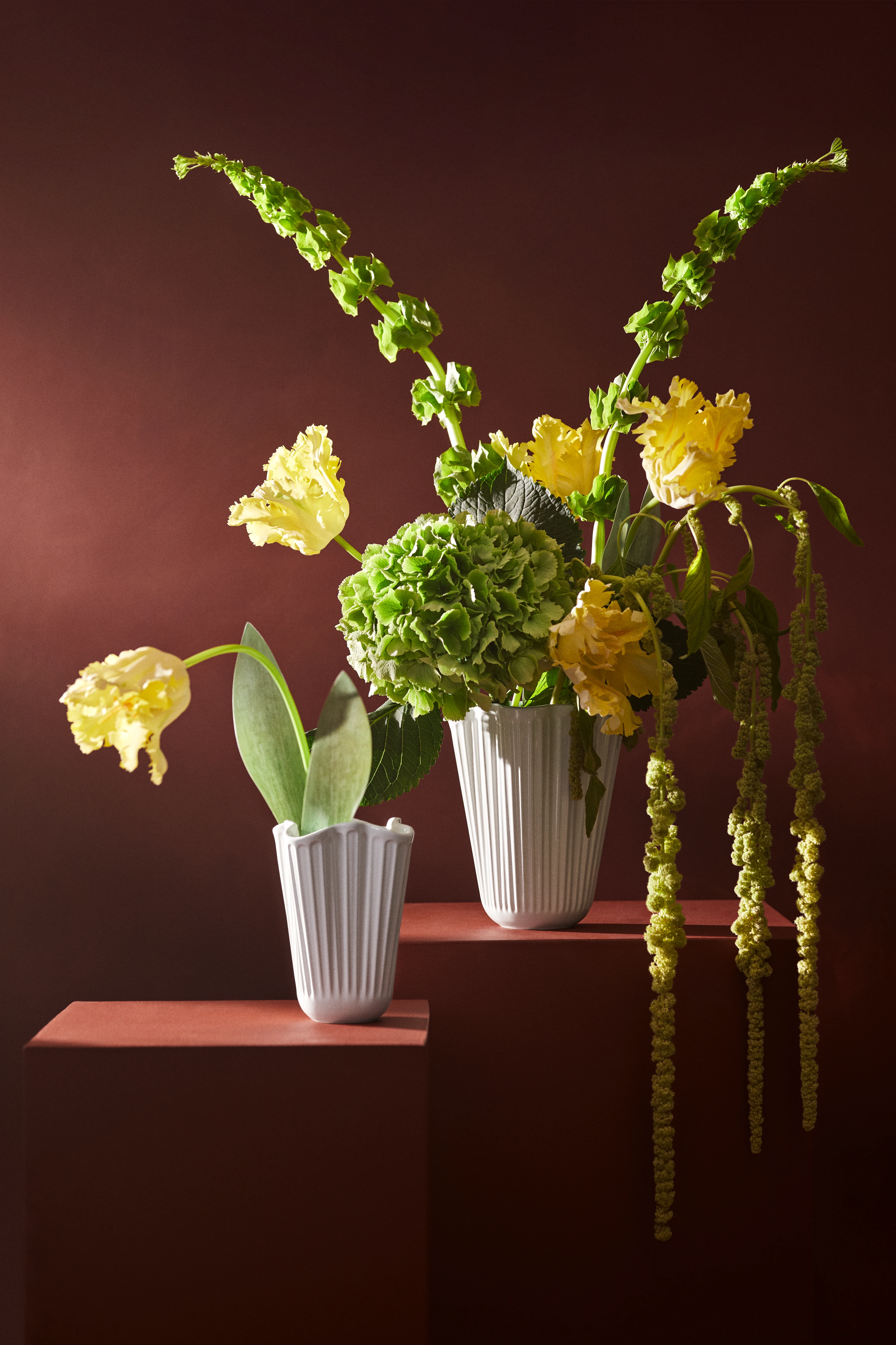 Unfold Vase H16.5 cm fra Kähler i fargen Hvit, laget av Keramikk