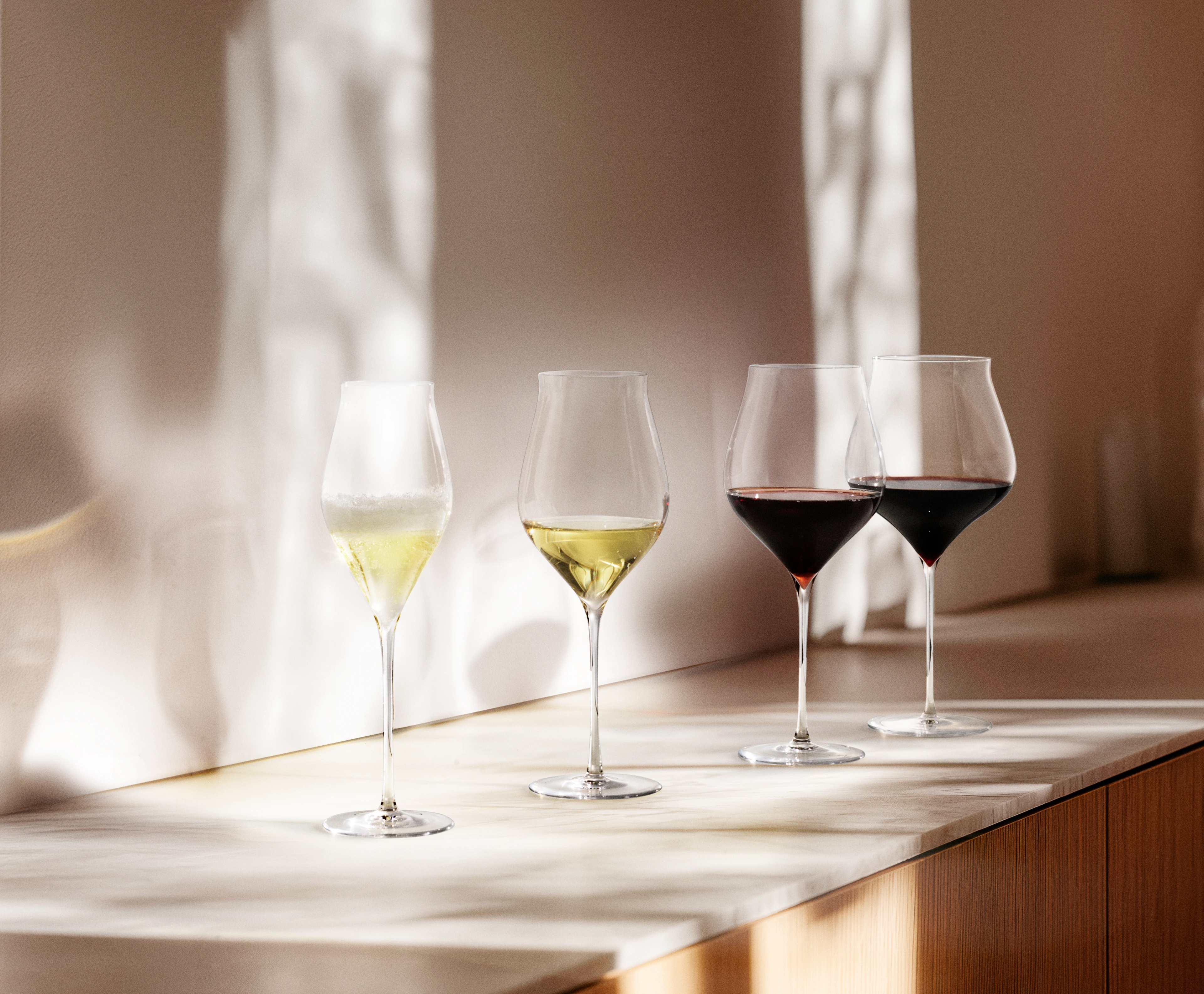 Rödvinsglas 81 cl 2 st. från Holmegaard i färgen Klar, tillverkad av Glas