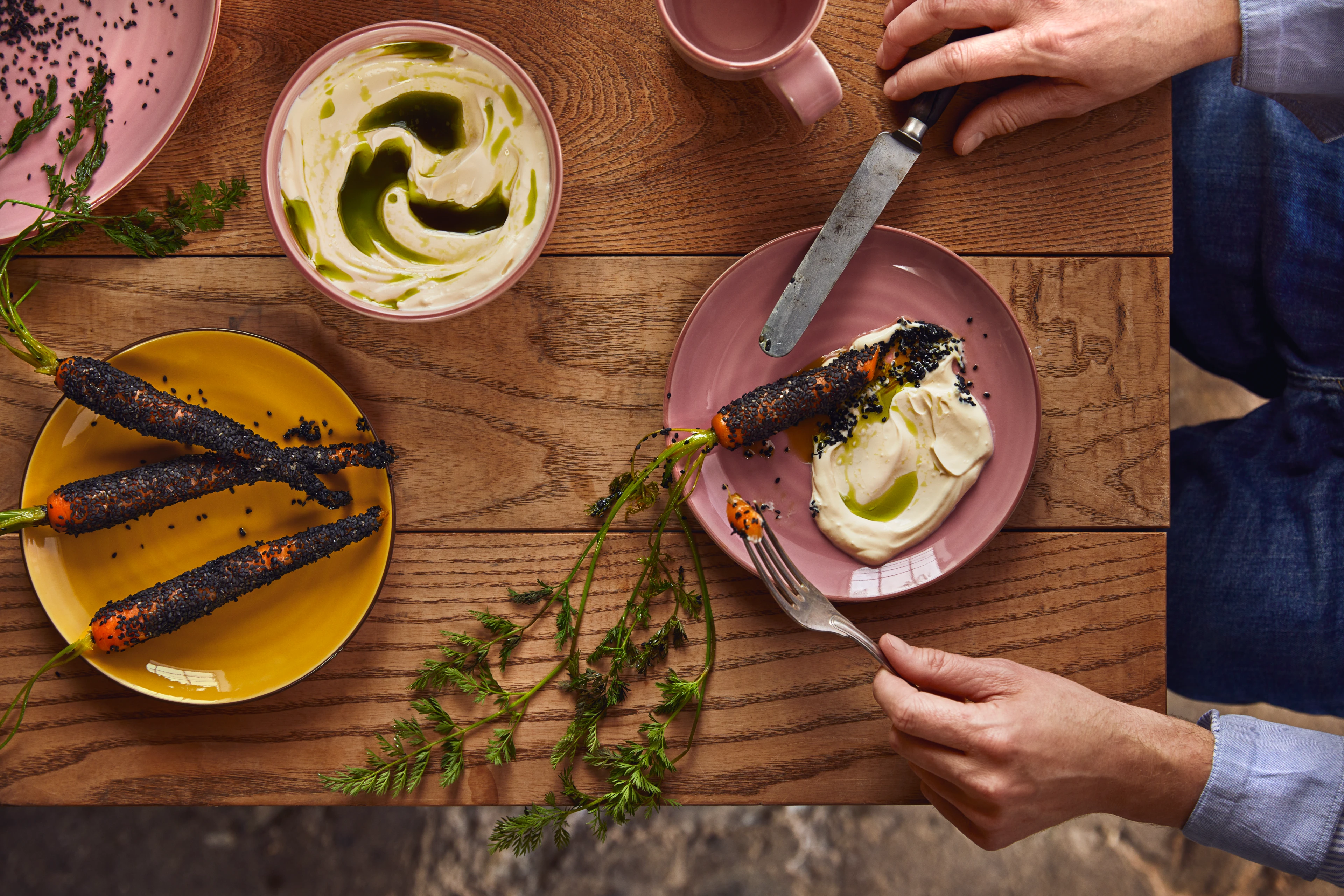 Plate Ø19 cm from Kähler  in Apple rose color, made of Ceramics