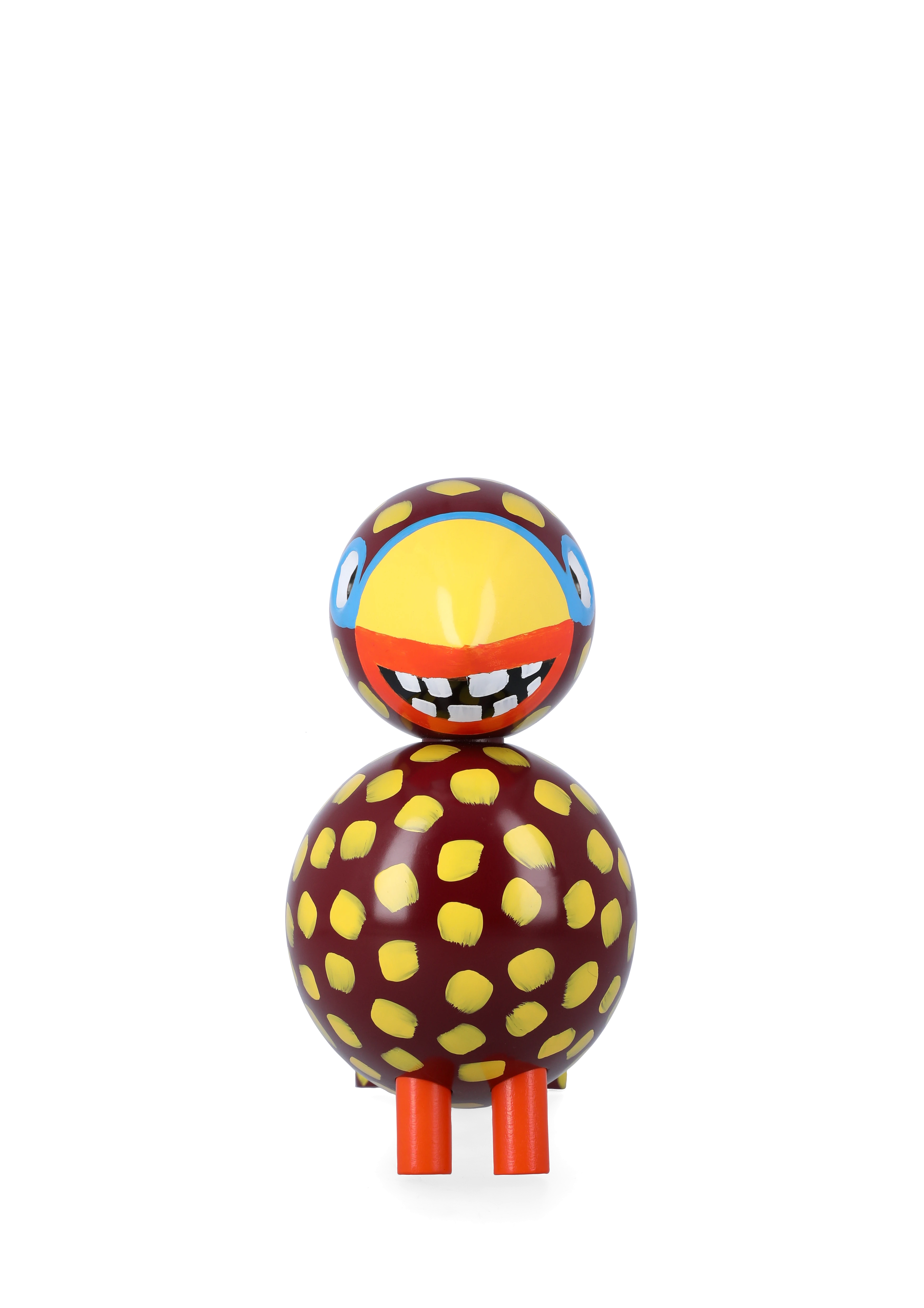 x Leif Sylvester Singvogel 2025 H20 cm von Kay Bojesen in der Farbe Laughing bird, hergestellt aus Holz