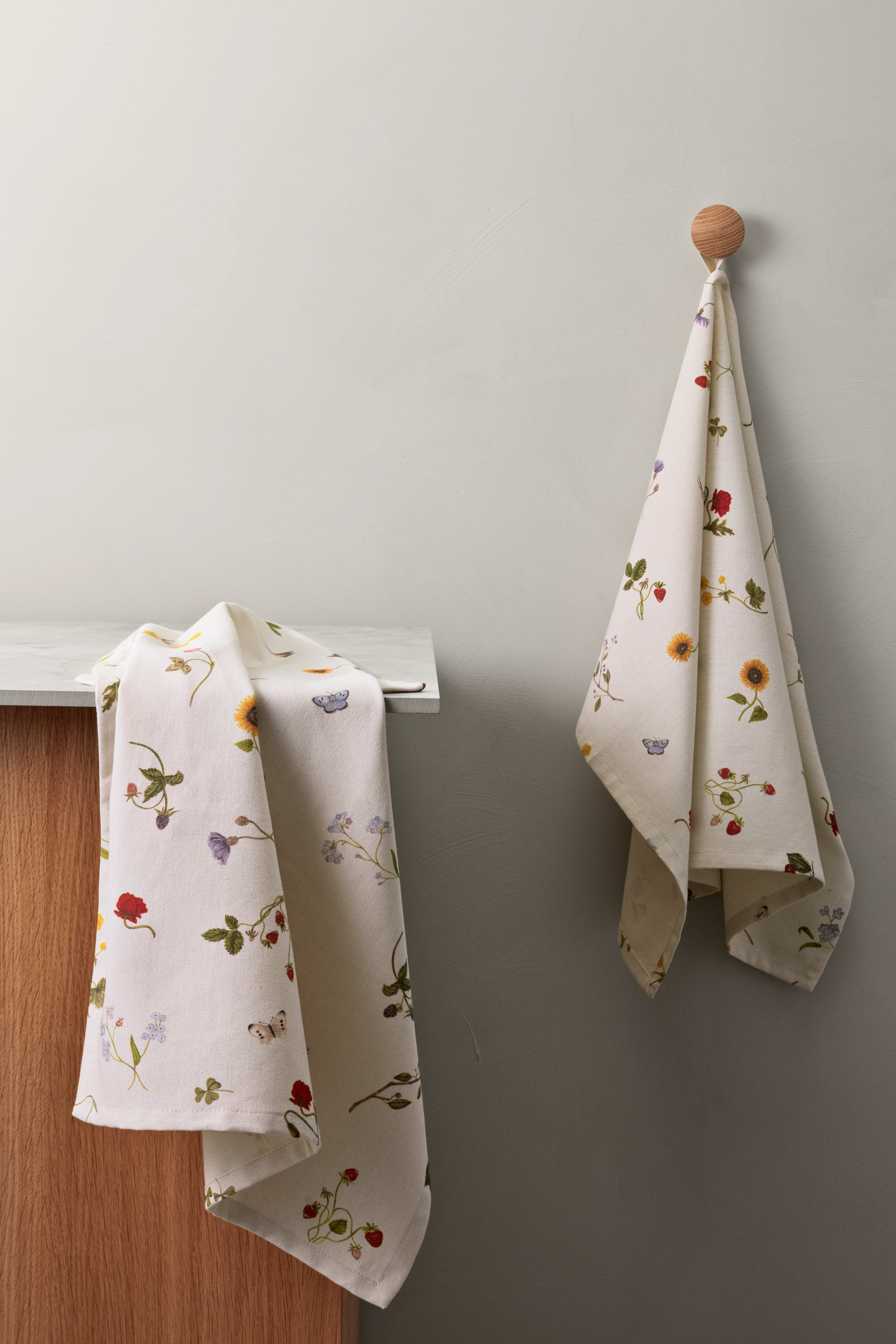 Tea towel 50x70 cm from Kähler in Symphony color, made of Cotton blend