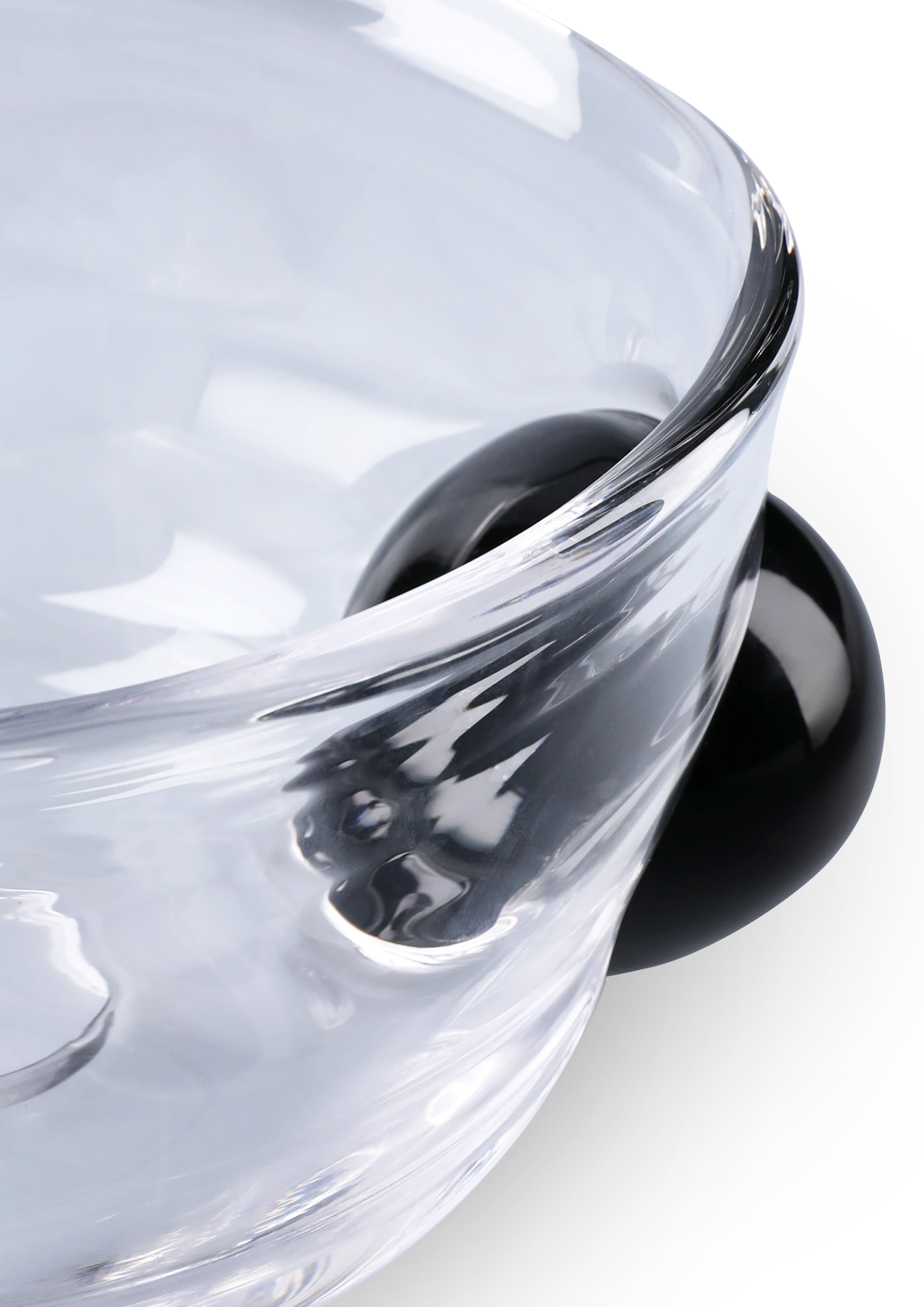 Bowl Ø28 cm from Holmegaard in Clear color, made of Glass