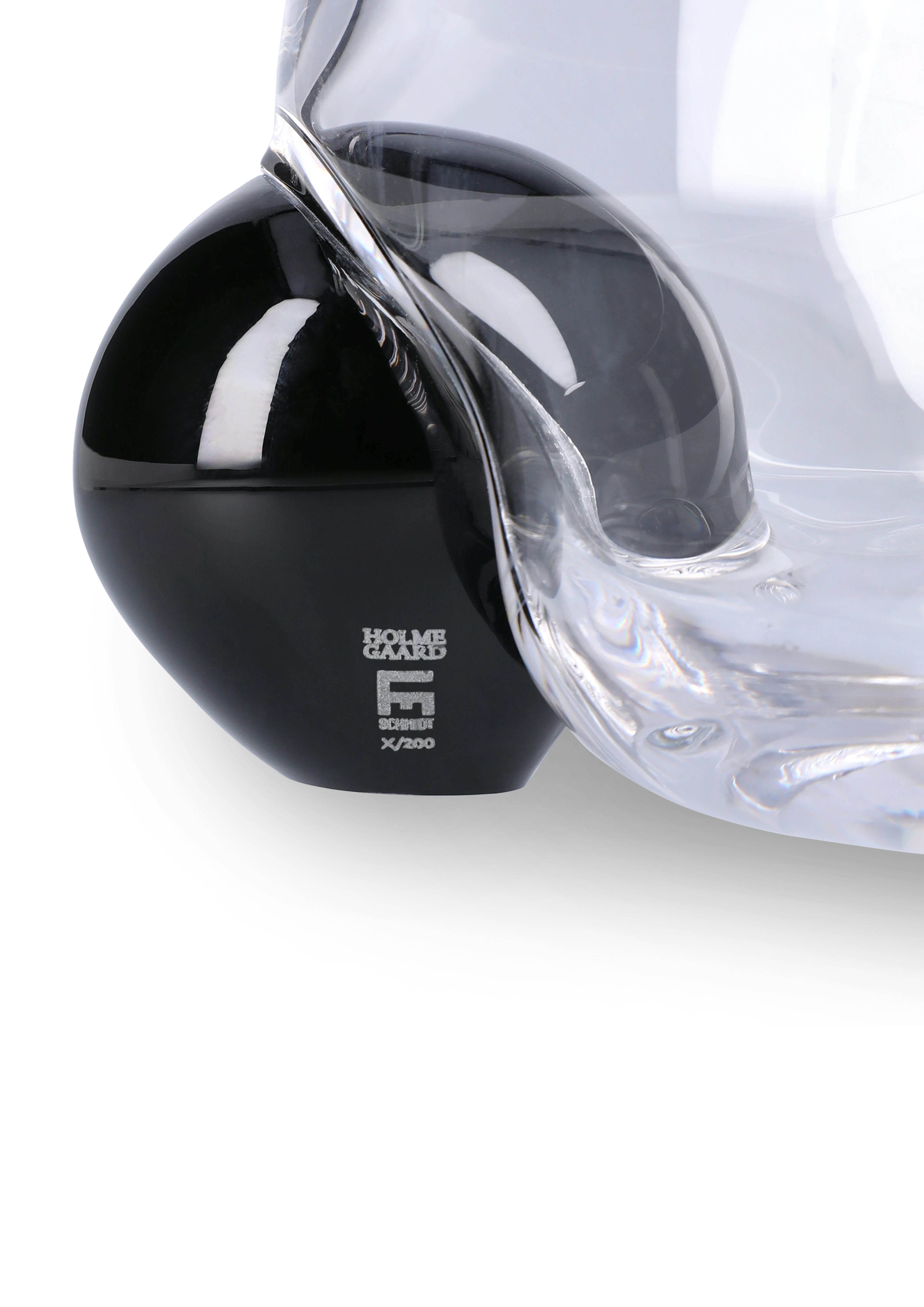 Bowl Ø28 cm from Holmegaard in Clear color, made of Glass