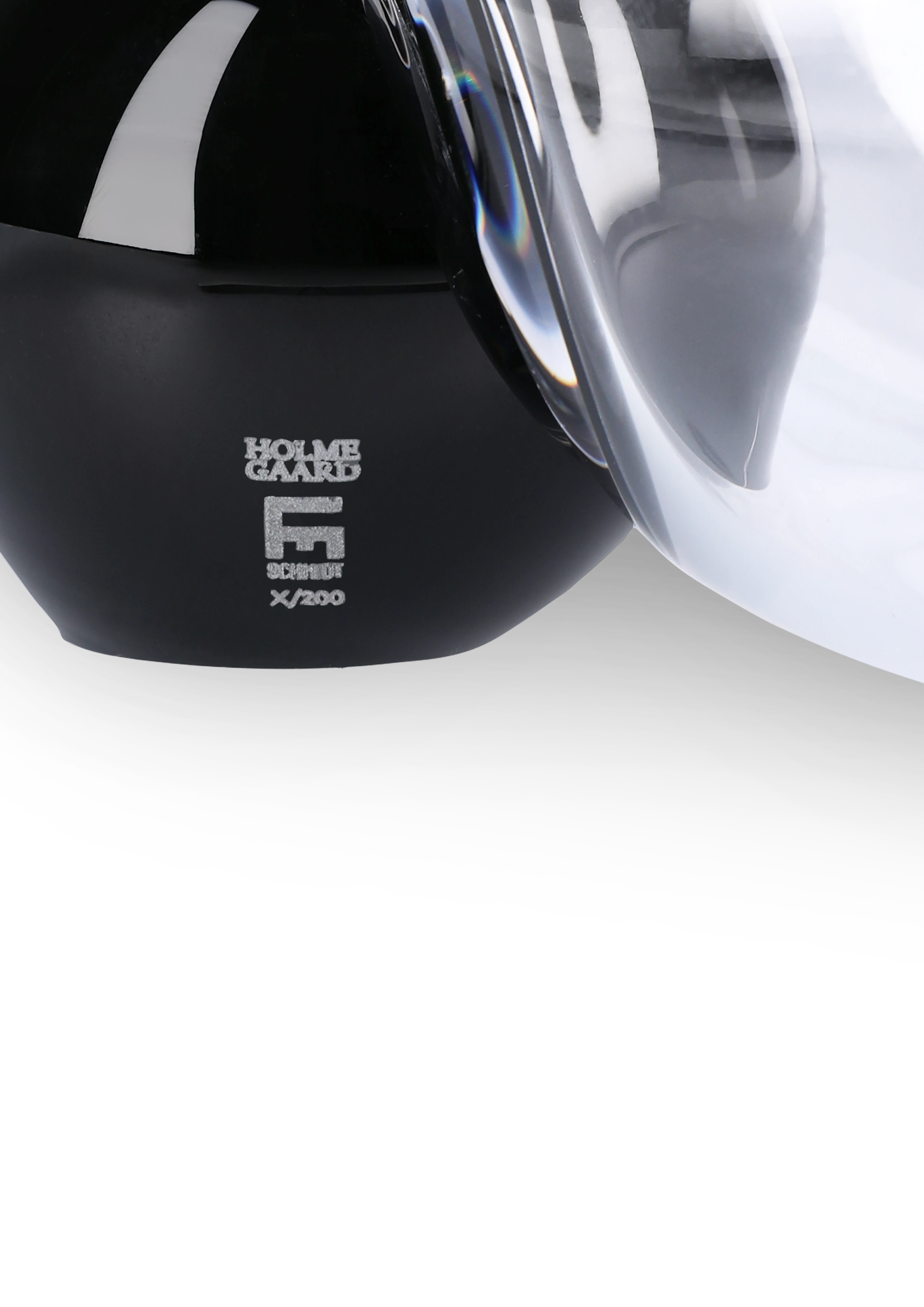 Vas H36 cm från Holmegaard i färgen Klar, tillverkad av Glas