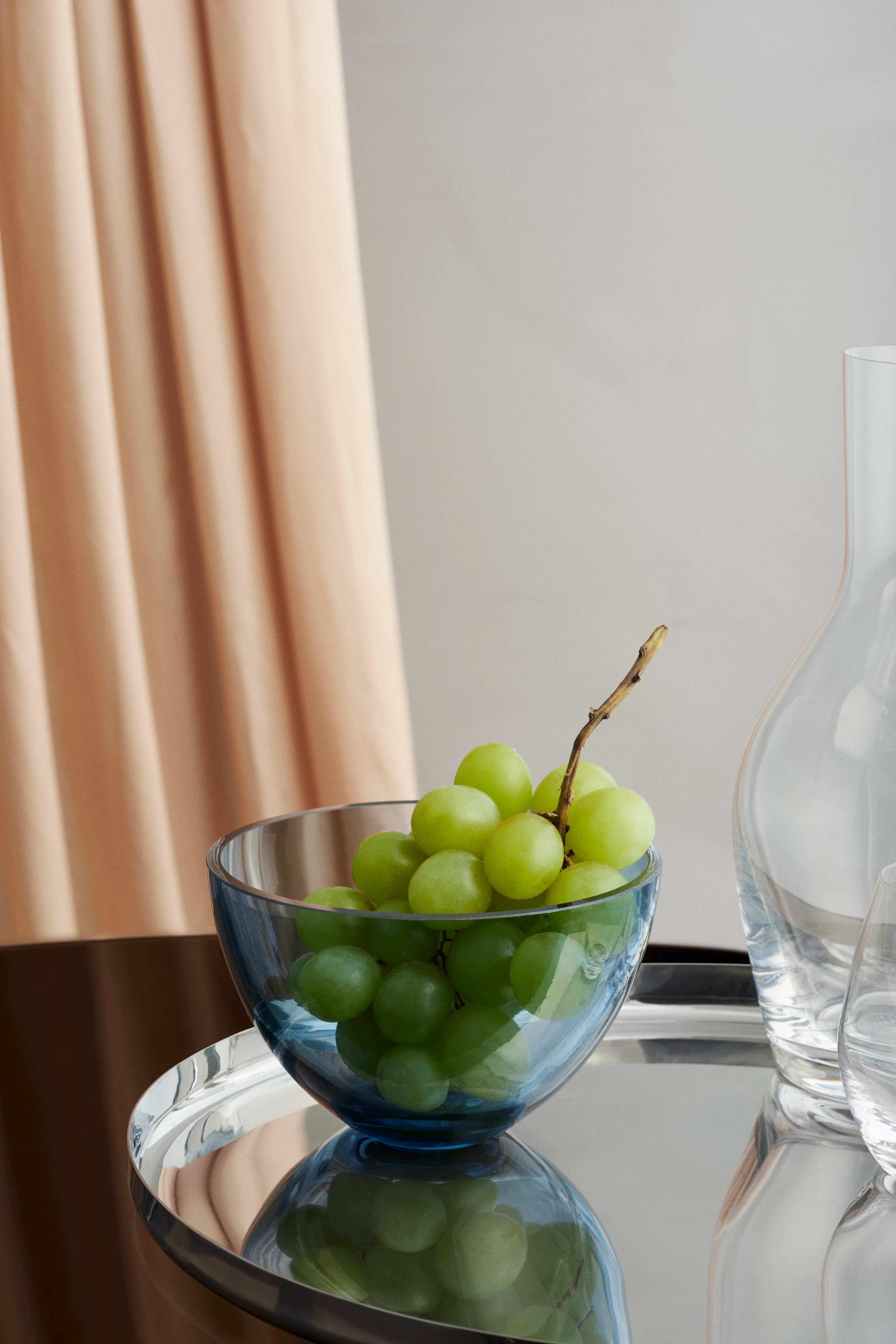 Schale Ø15.5 cm von Holmegaard in der Farbe Dunkelblau, hergestellt aus Glas