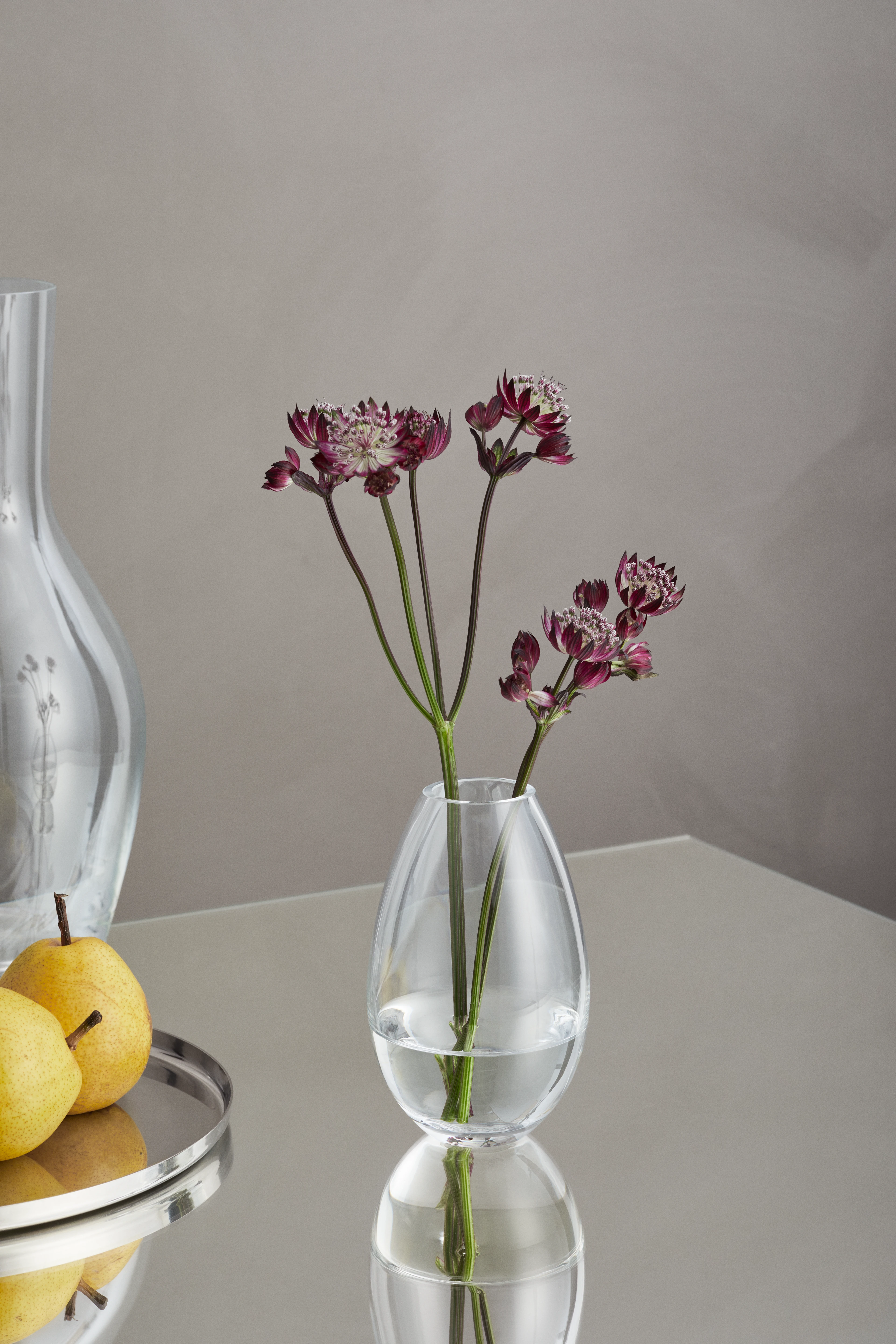 Vase H11.5 cm fra Holmegaard i farven Klar, lavet af Glas