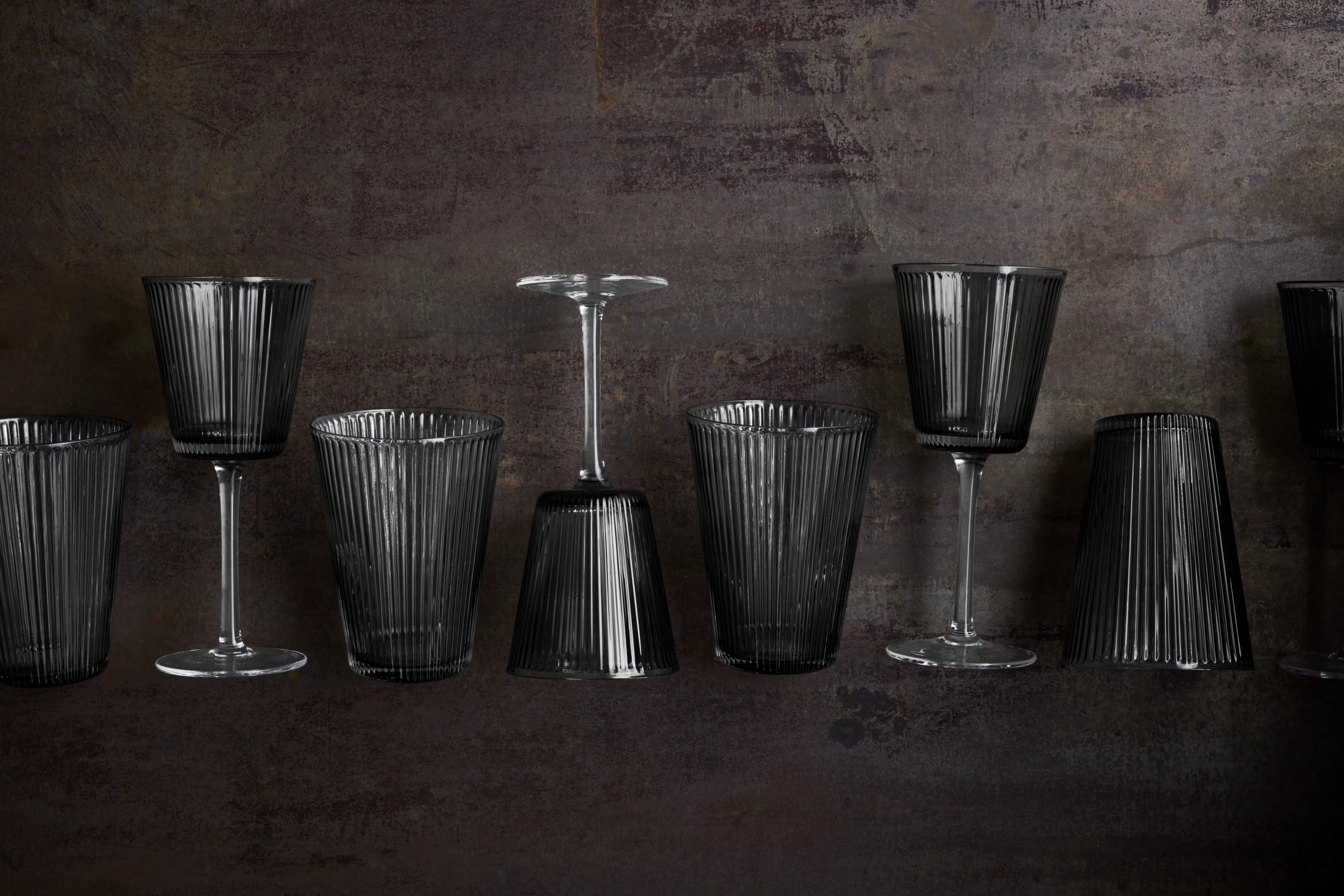 Tumbler 36 cl 2 pcs. from Rosendahl in Smoke color, made of Glass
