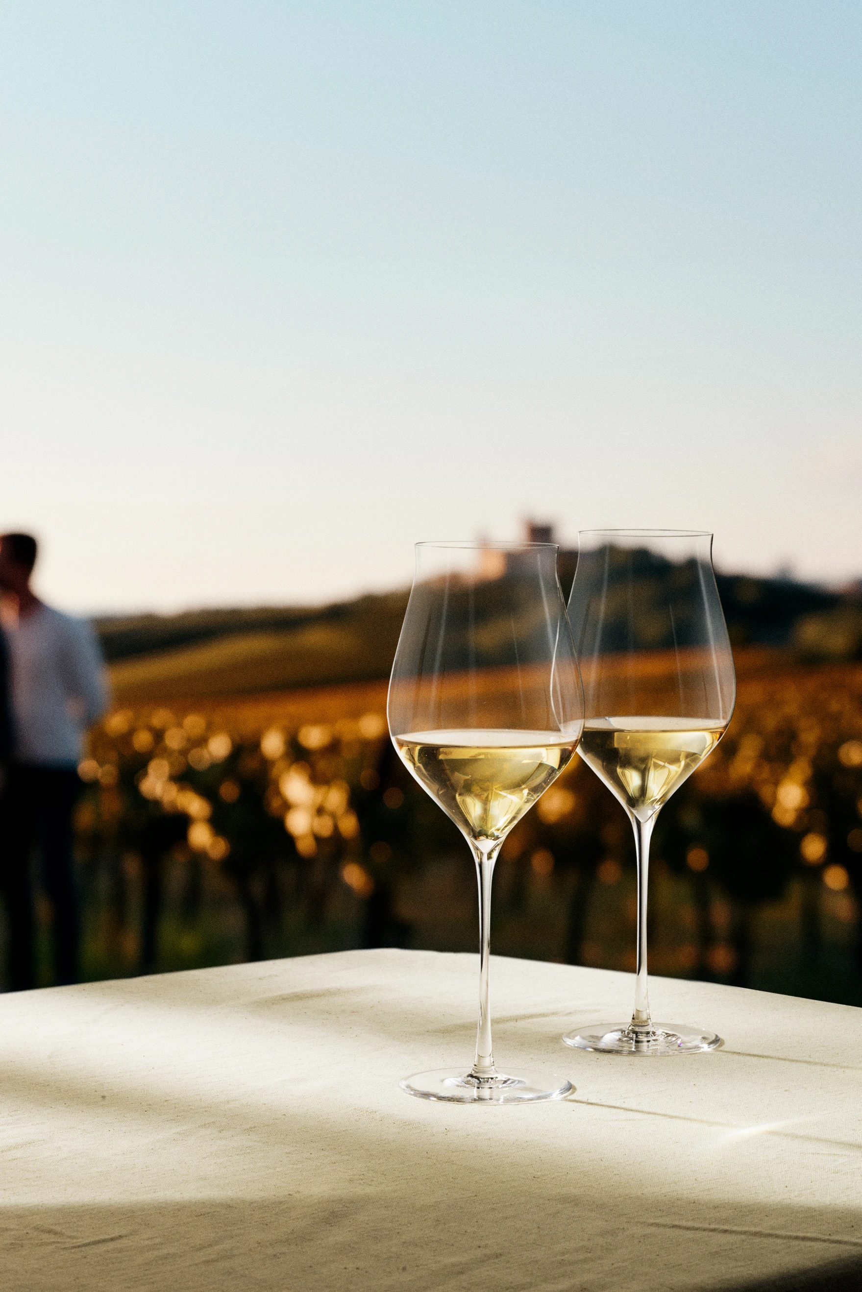 White Wine Glass 63 cl 2 pcs. from Holmegaard in Clear color, made of Glass