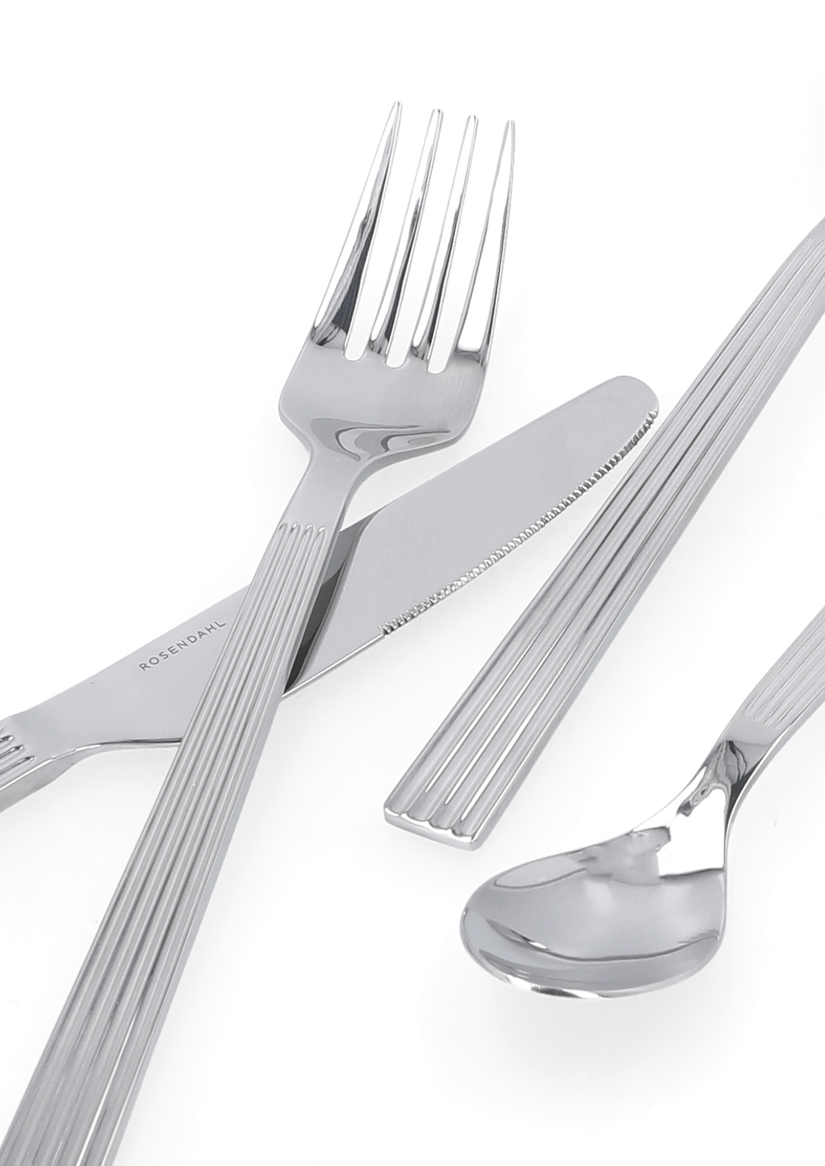 Cutlery set 16 parts from Rosendahl in Steel color, made of Metal