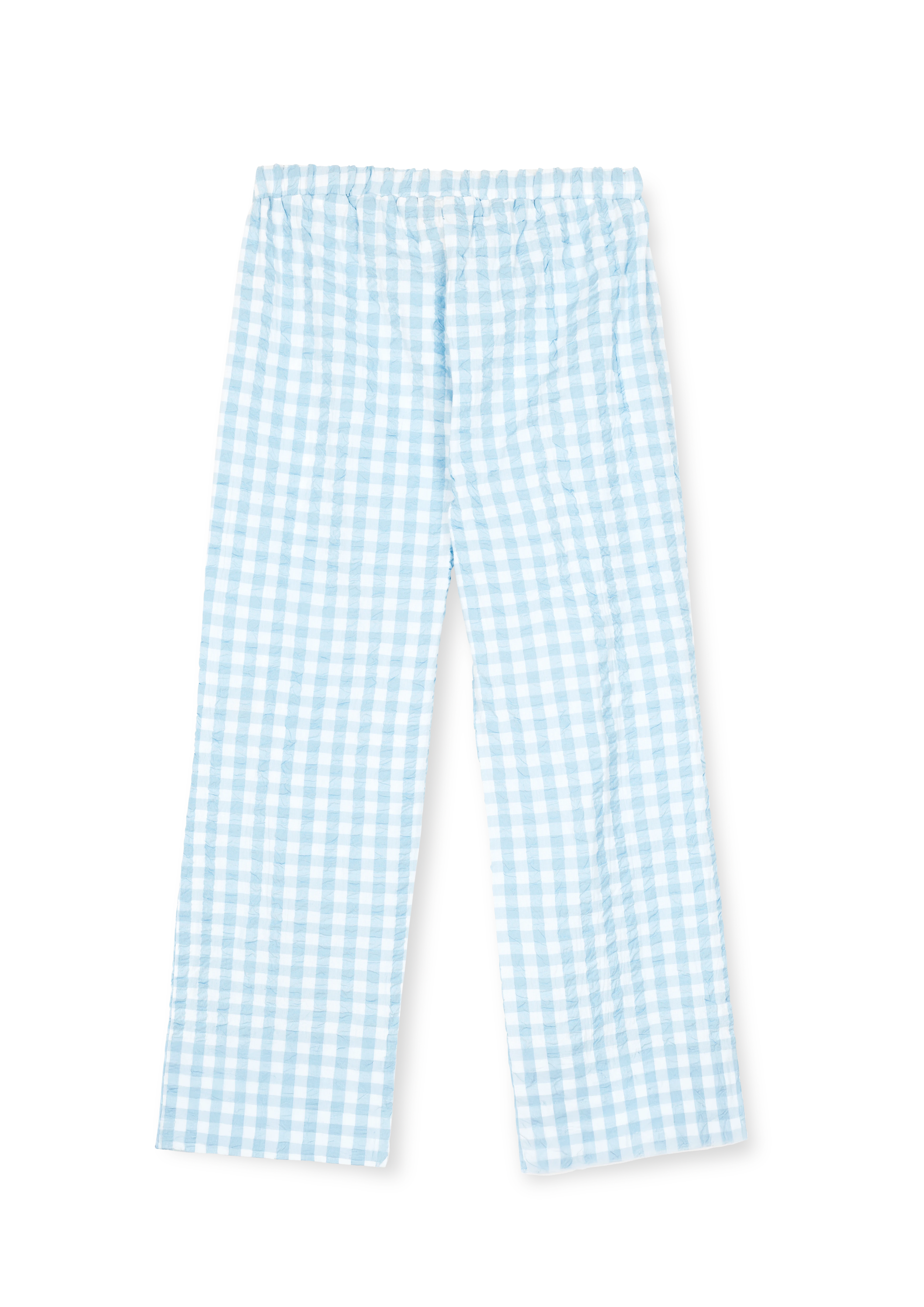 Barbara Pants S/M från JUNA i färgen Ljusblå/Vit, tillverkad av Bomull