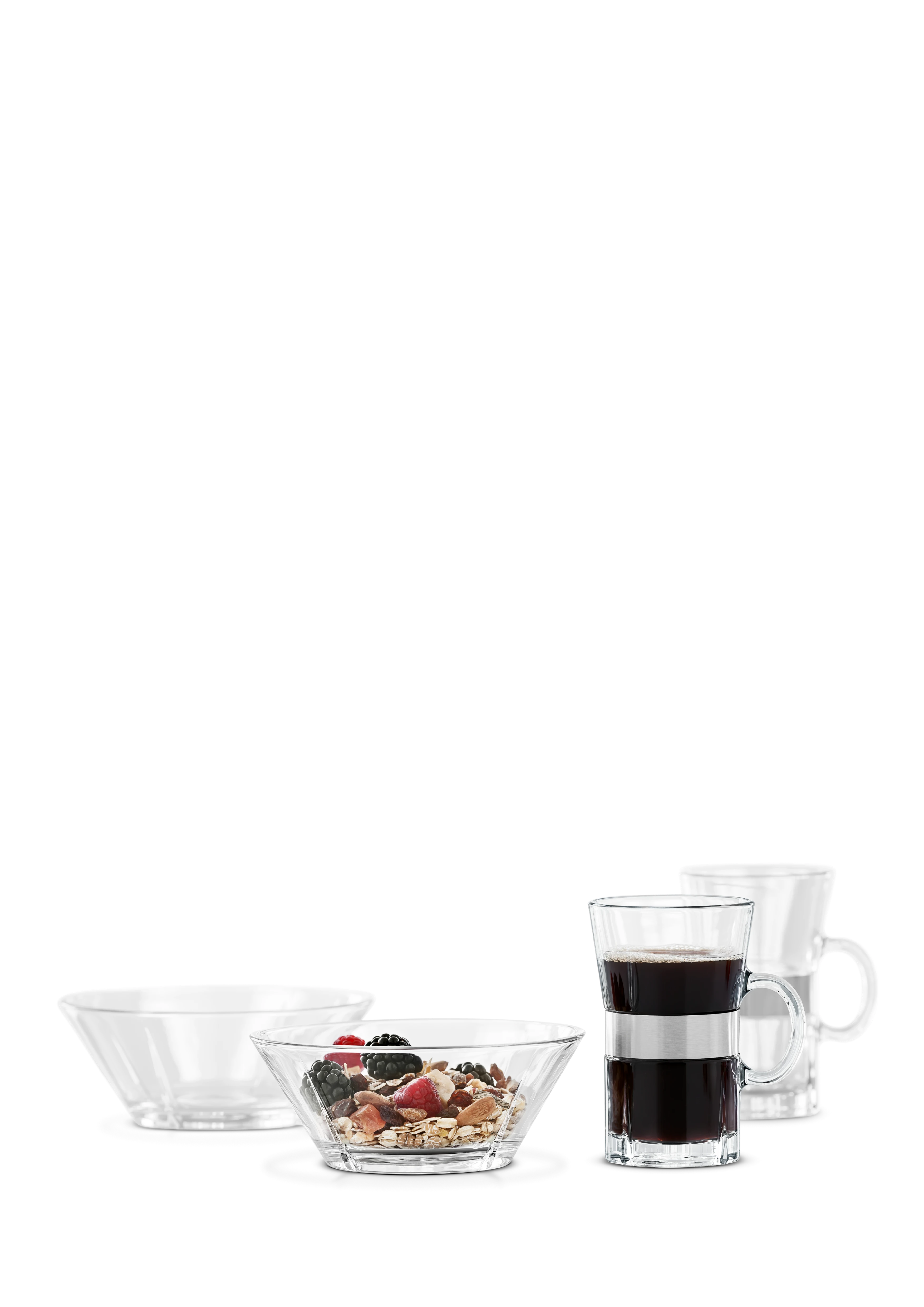 Frukostset 2 pers.: Hot drink och skål