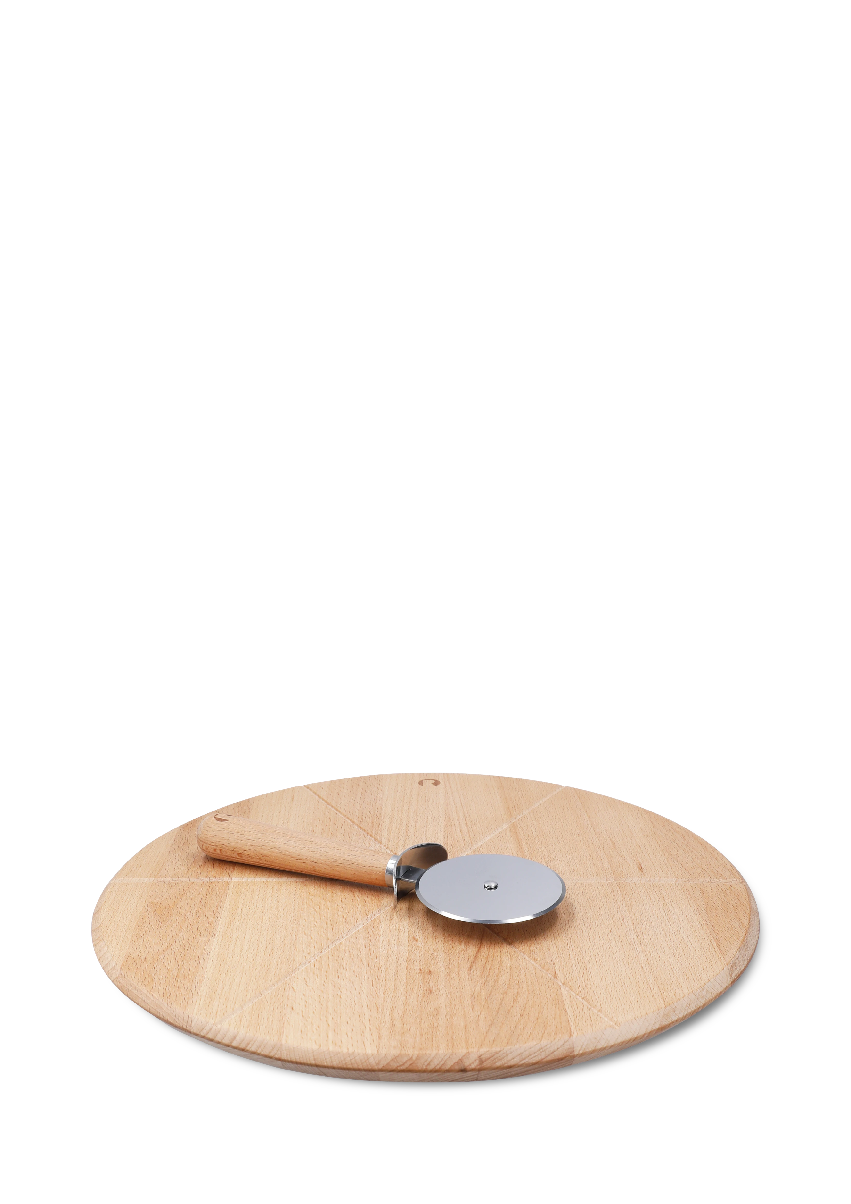 Pizzabræt Ø35 cm med pizzaskærer