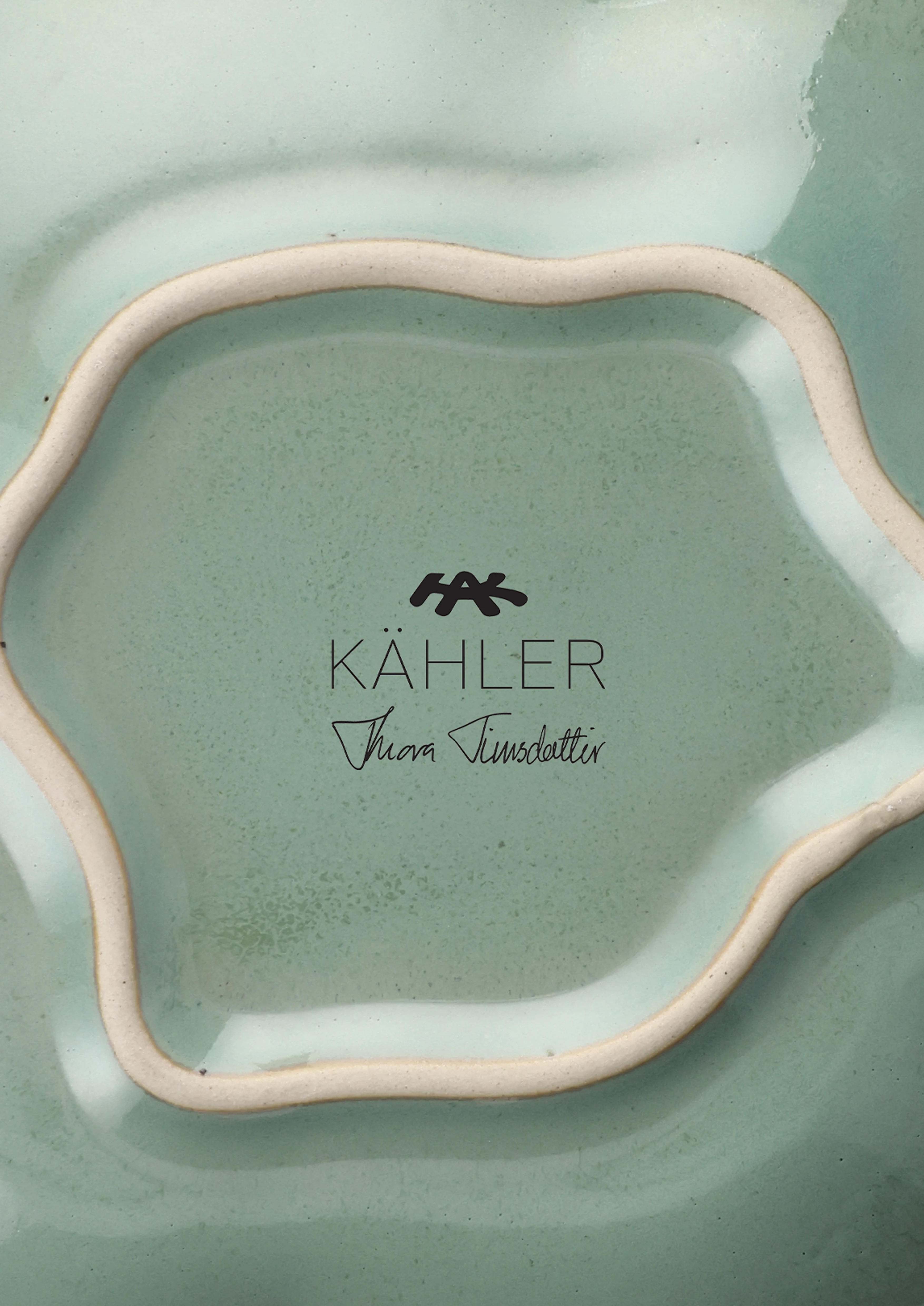 Dish small from Kähler  in Green color, made of Ceramics