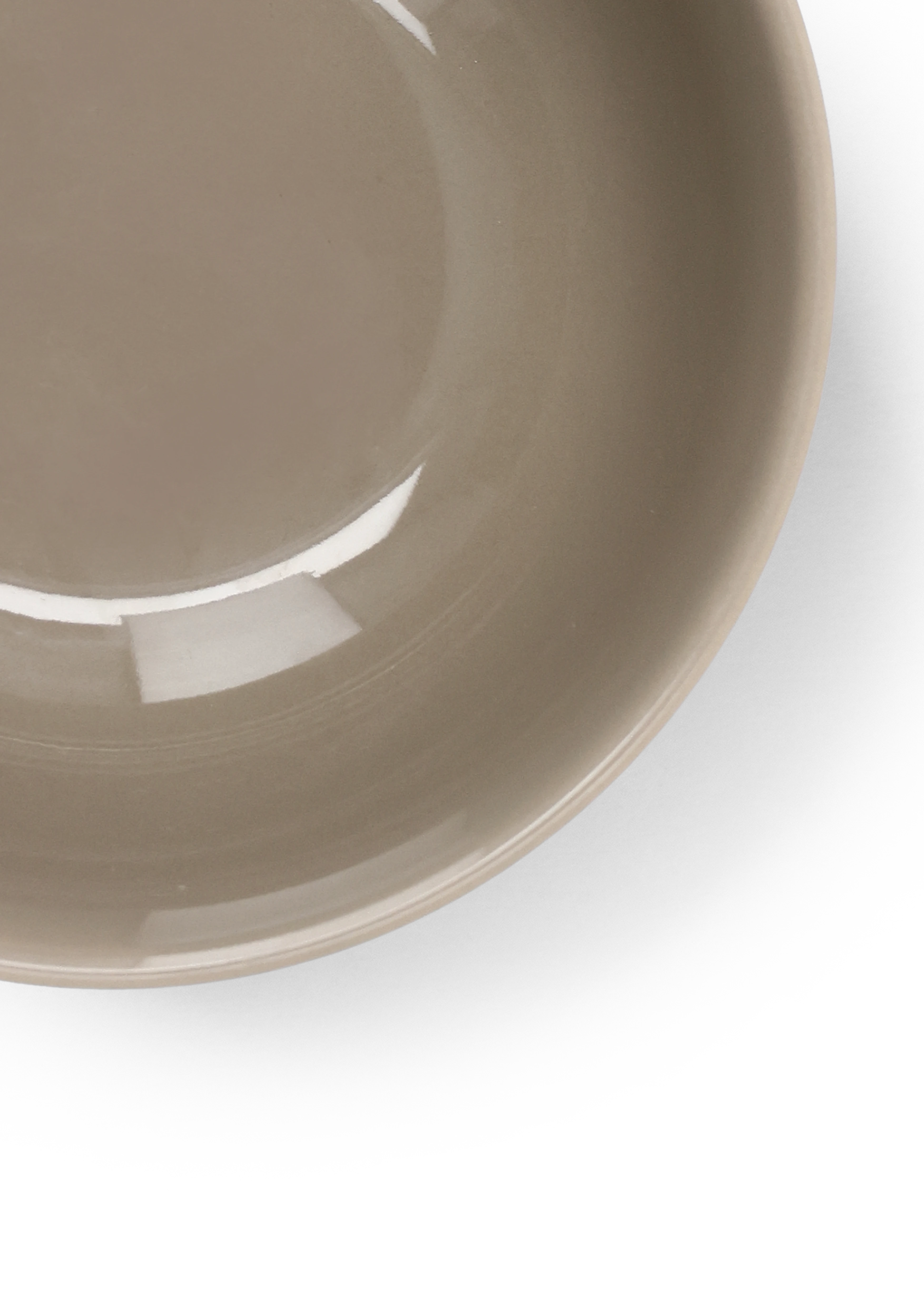 Bowl Ø13 cm from Lyngby Porcelæn in Clay color, made of Ceramics