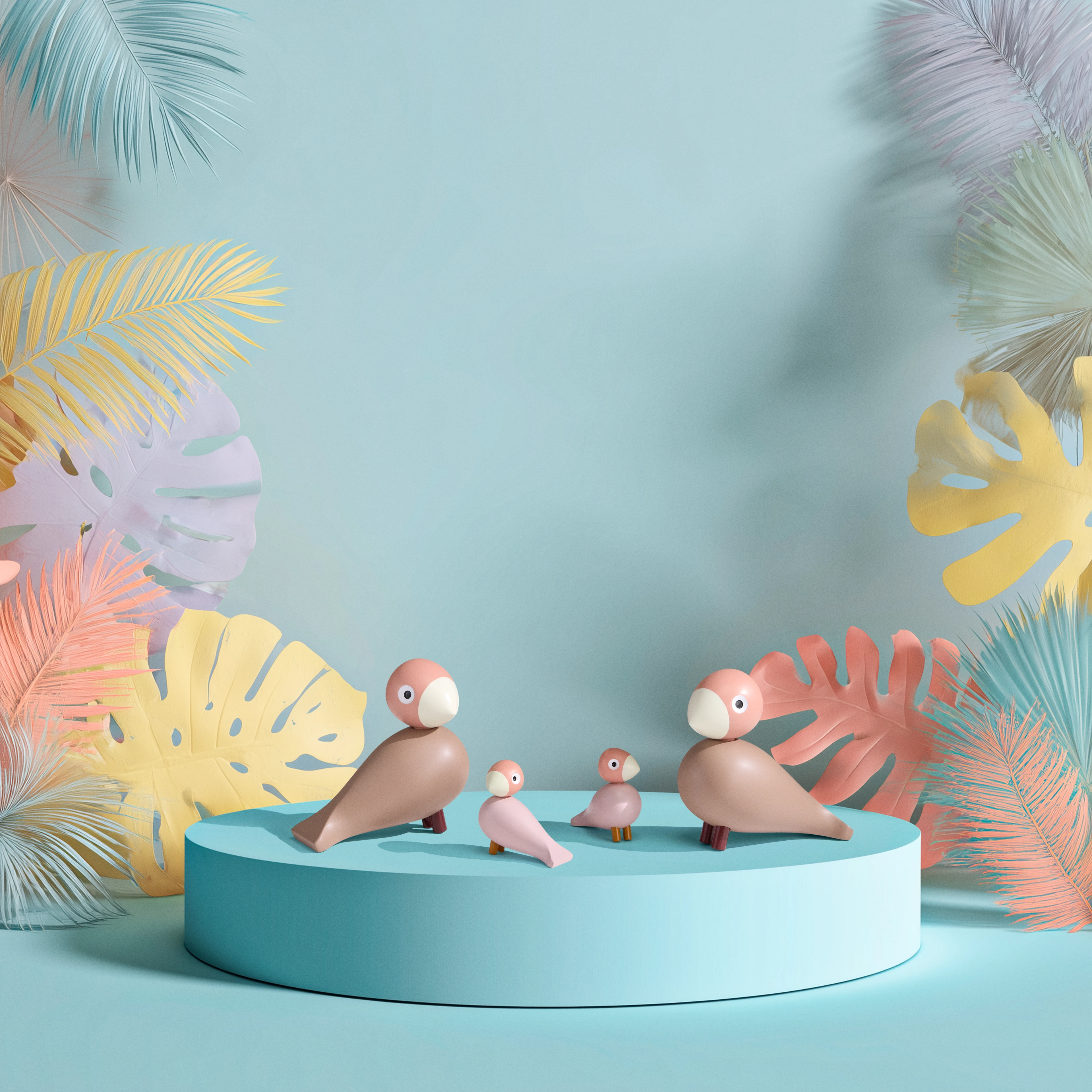 Liv & Lykke Soft pink fra Kay Bojesen i farven Soft pink, lavet af Træ