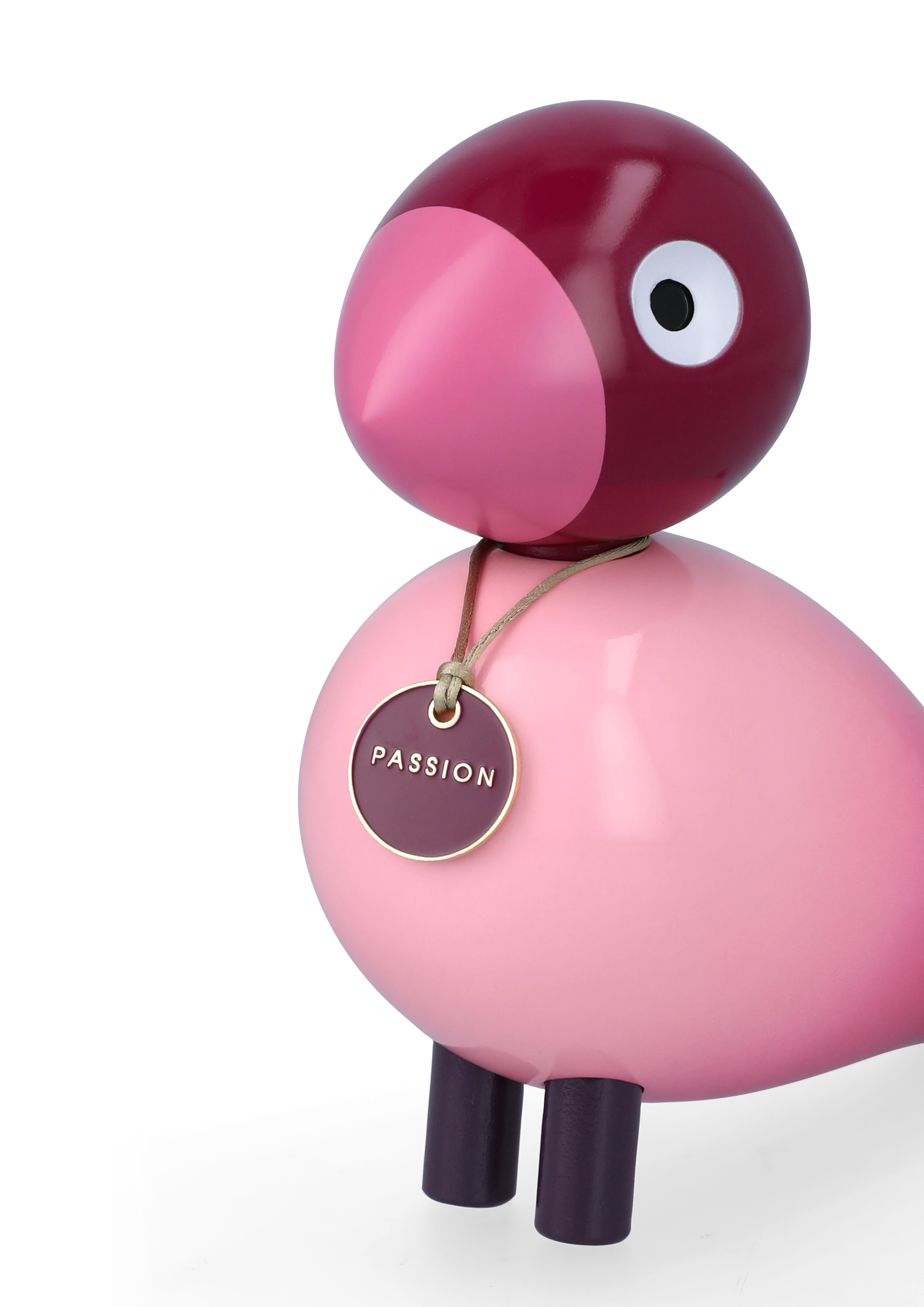 Passion Story Bird H15.5 cm från Kay Bojesen i färgen Rosa, tillverkad av Trä