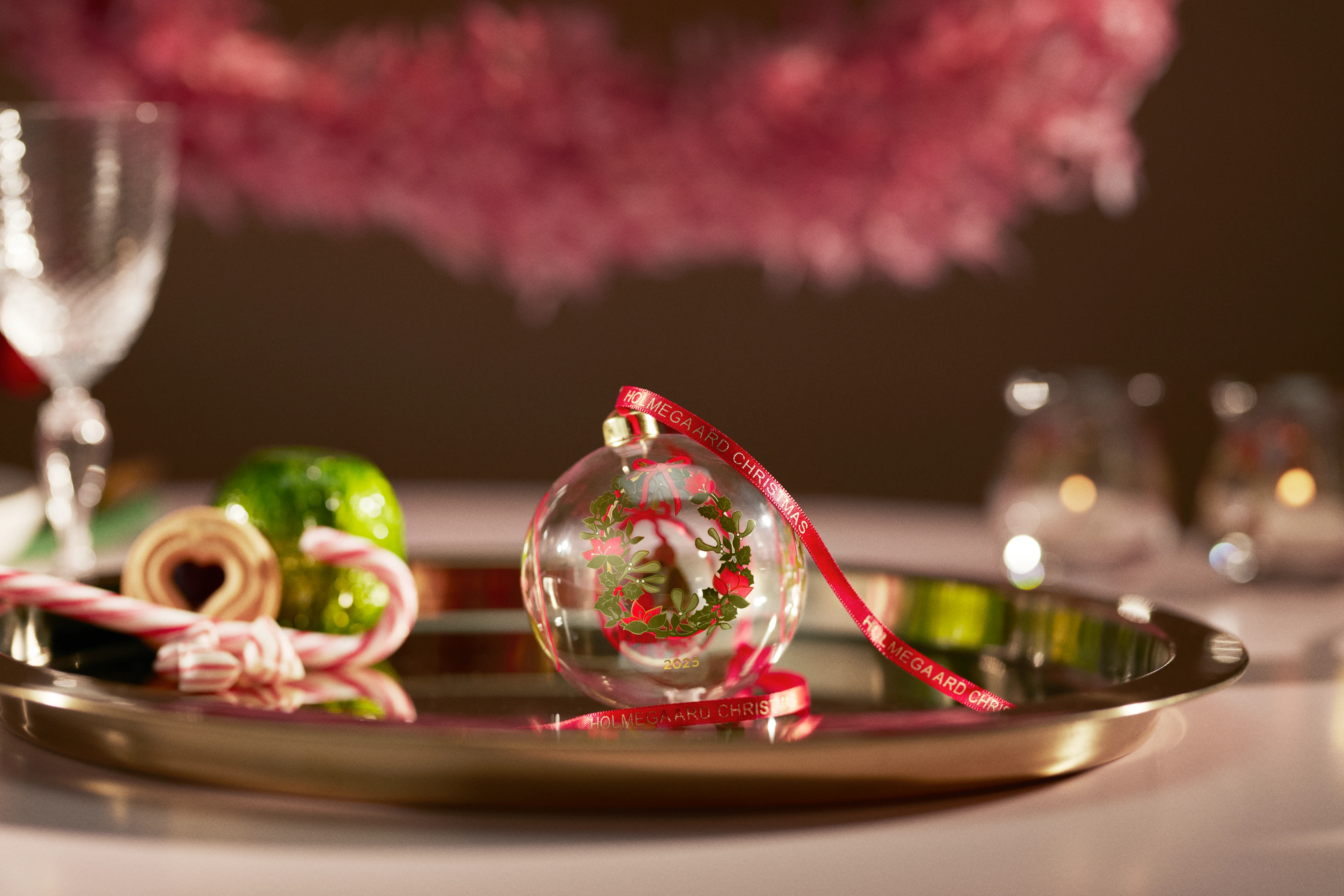Annual Christmas Bauble 2025 from Holmegaard in Clear color, made of Glass