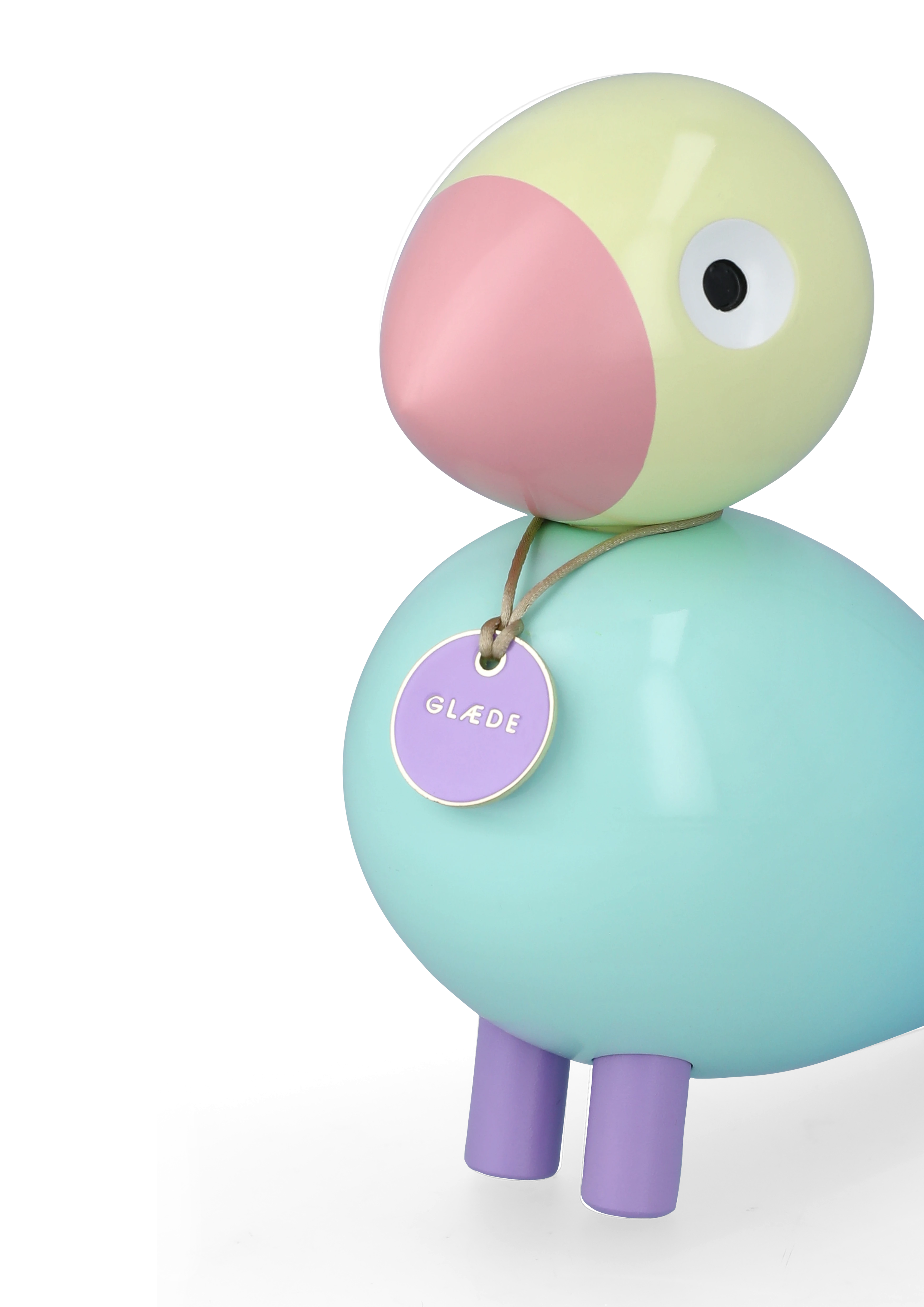 Glæde Story Bird H15.5 cm fra Kay Bojesen i farven Aqua, lavet af Træ