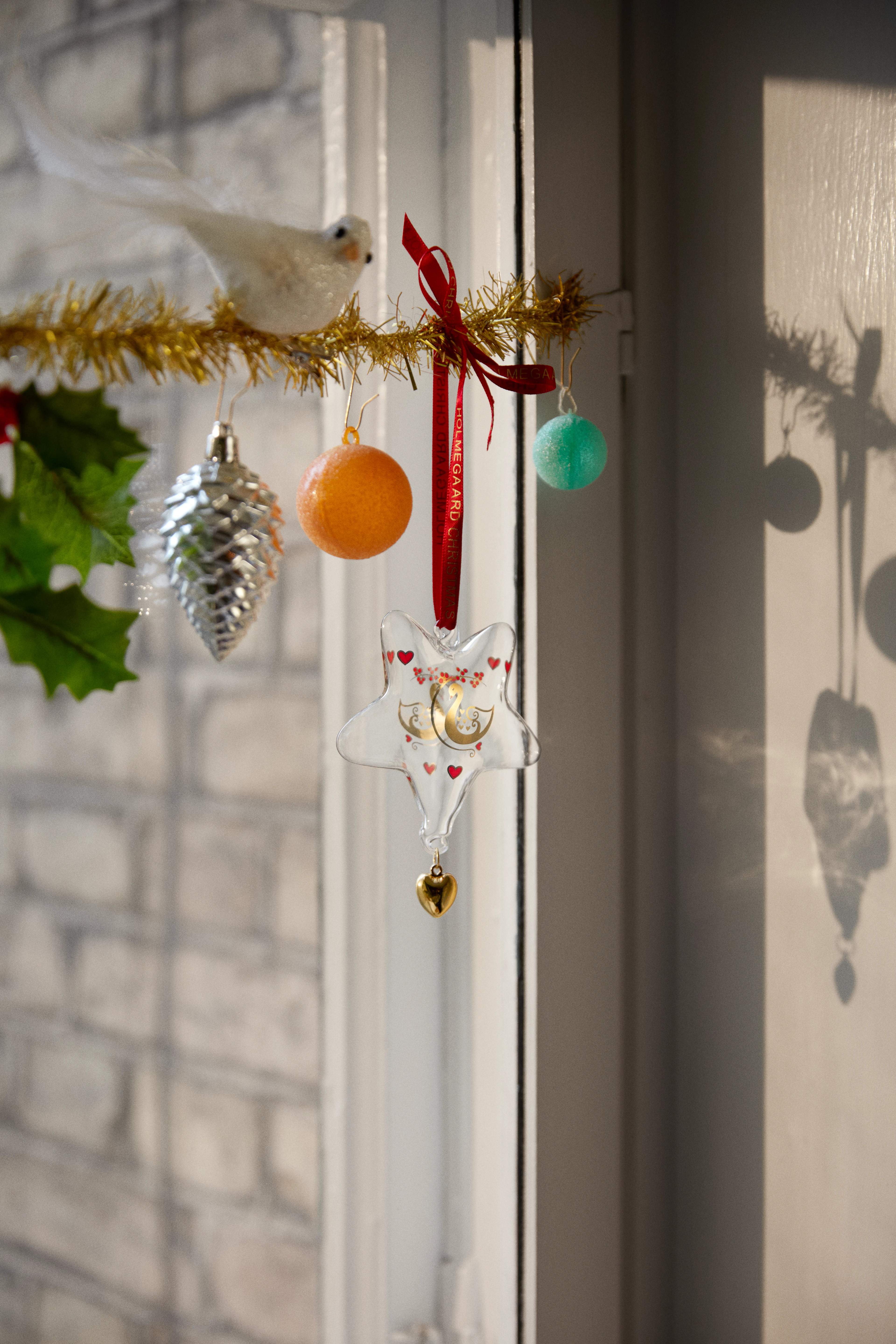 Annual Christmas Star 2025 small from Holmegaard in Clear color, made of Glass