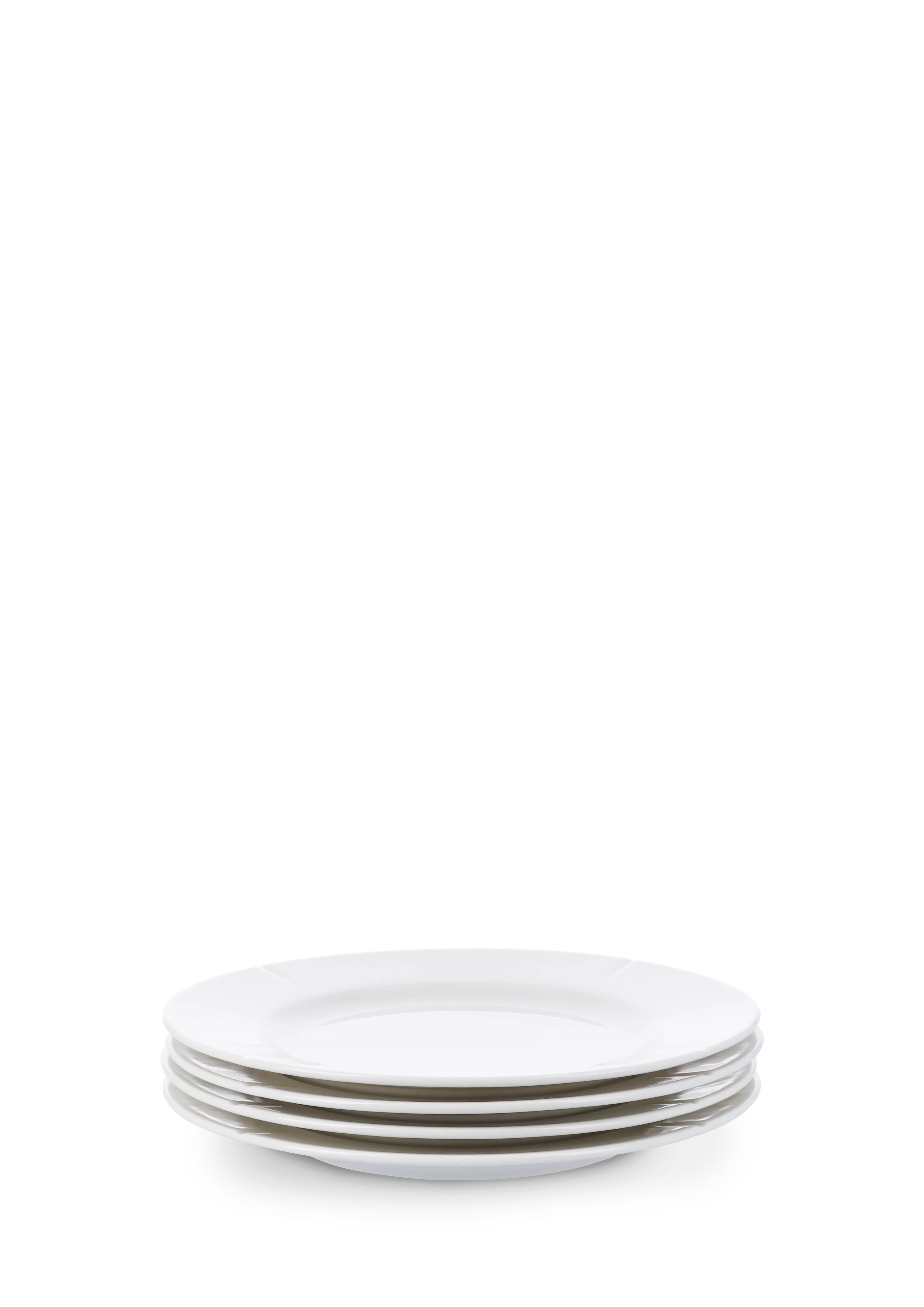 Plate Ø23 cm 4 pcs. from Rosendahl in White color, made of Ceramics