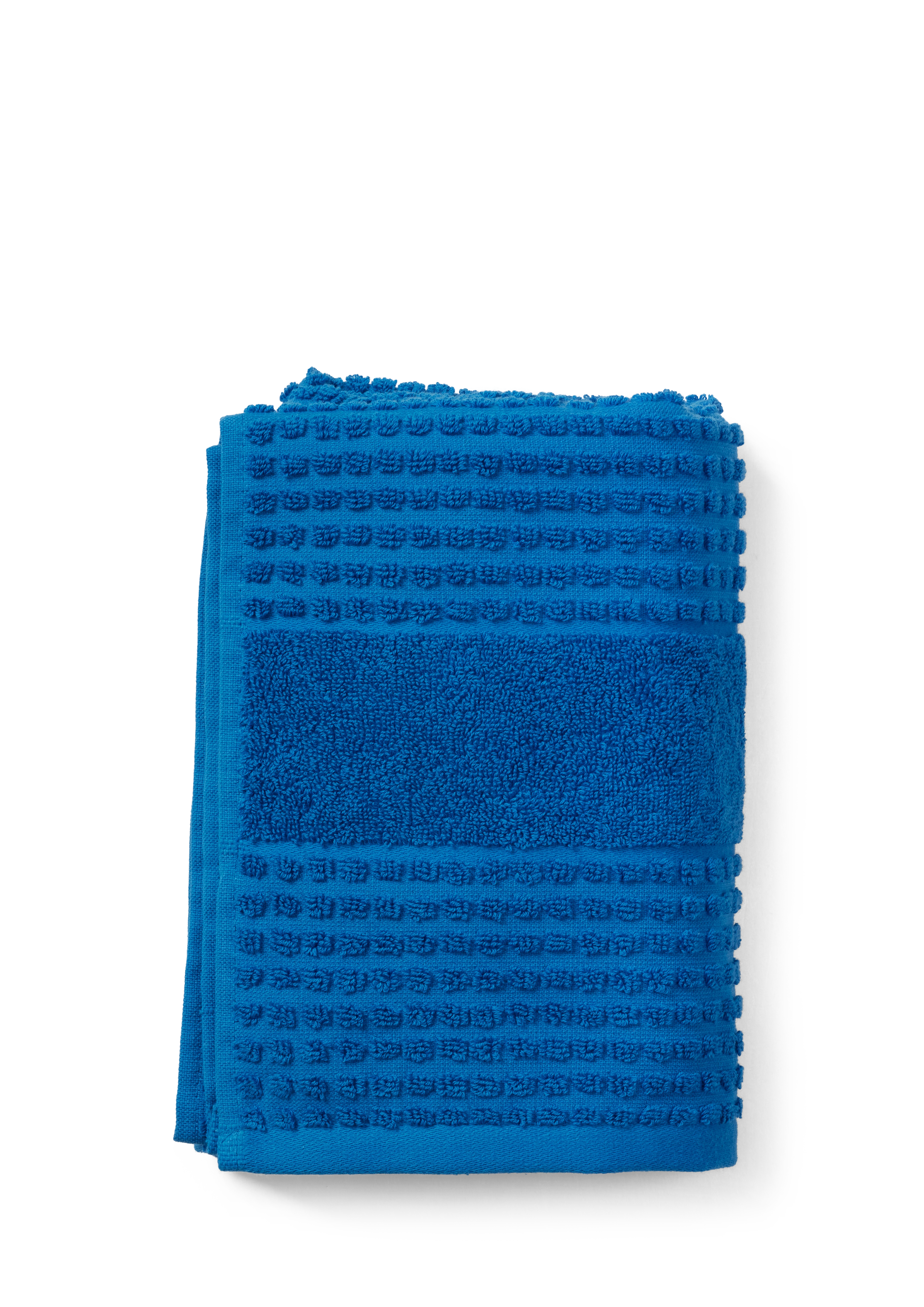 Towel 50x100 cm from JUNA in Blue color, made of Cotton