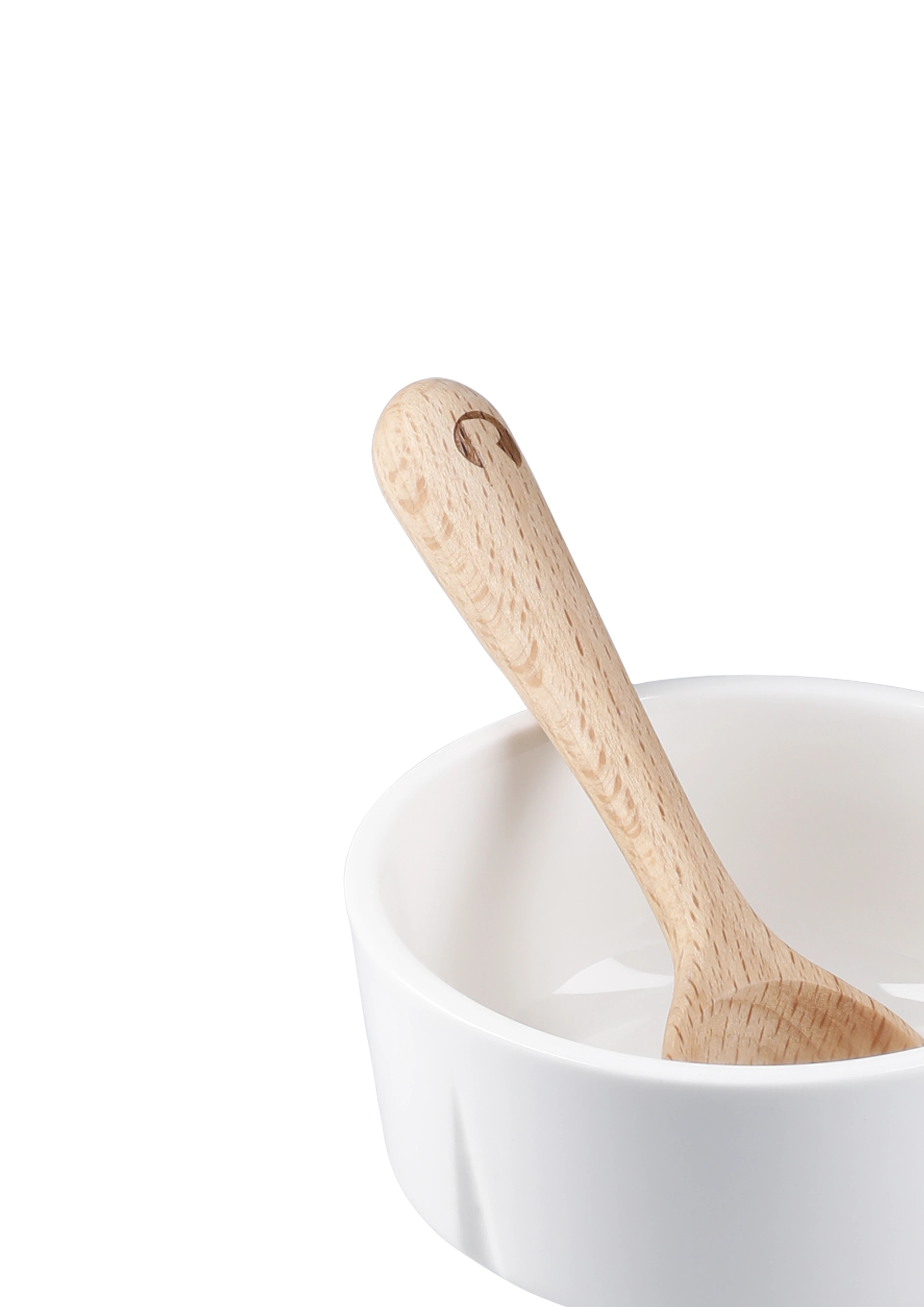 Rosendahl Snackschale Ø9 cm mit Löffel Weiss