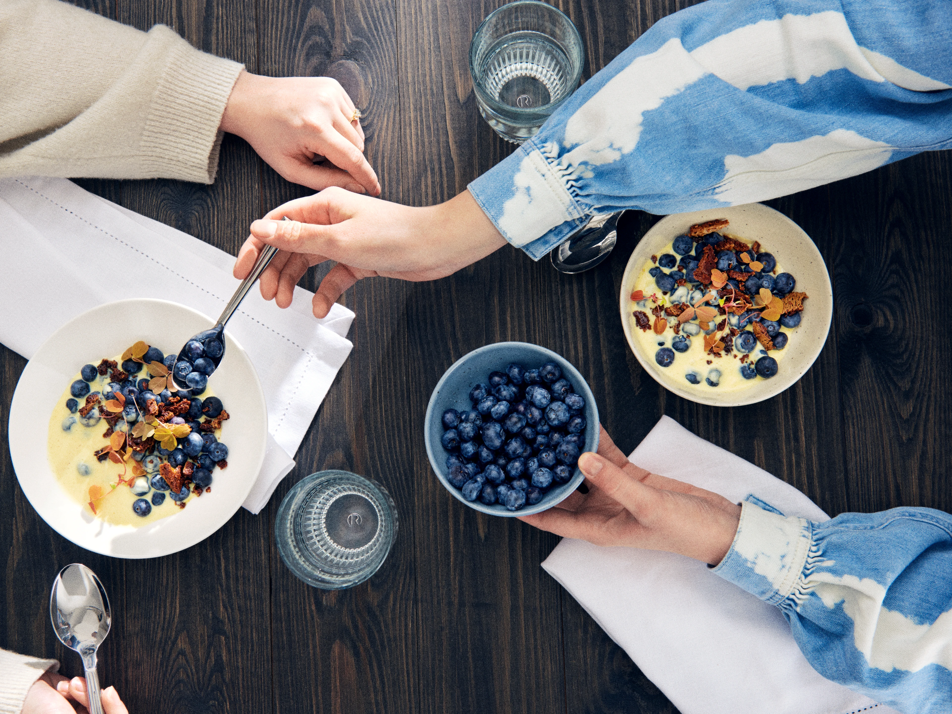 Skåle og tallerkner fra Rosendahl Grand Cru Sense serien