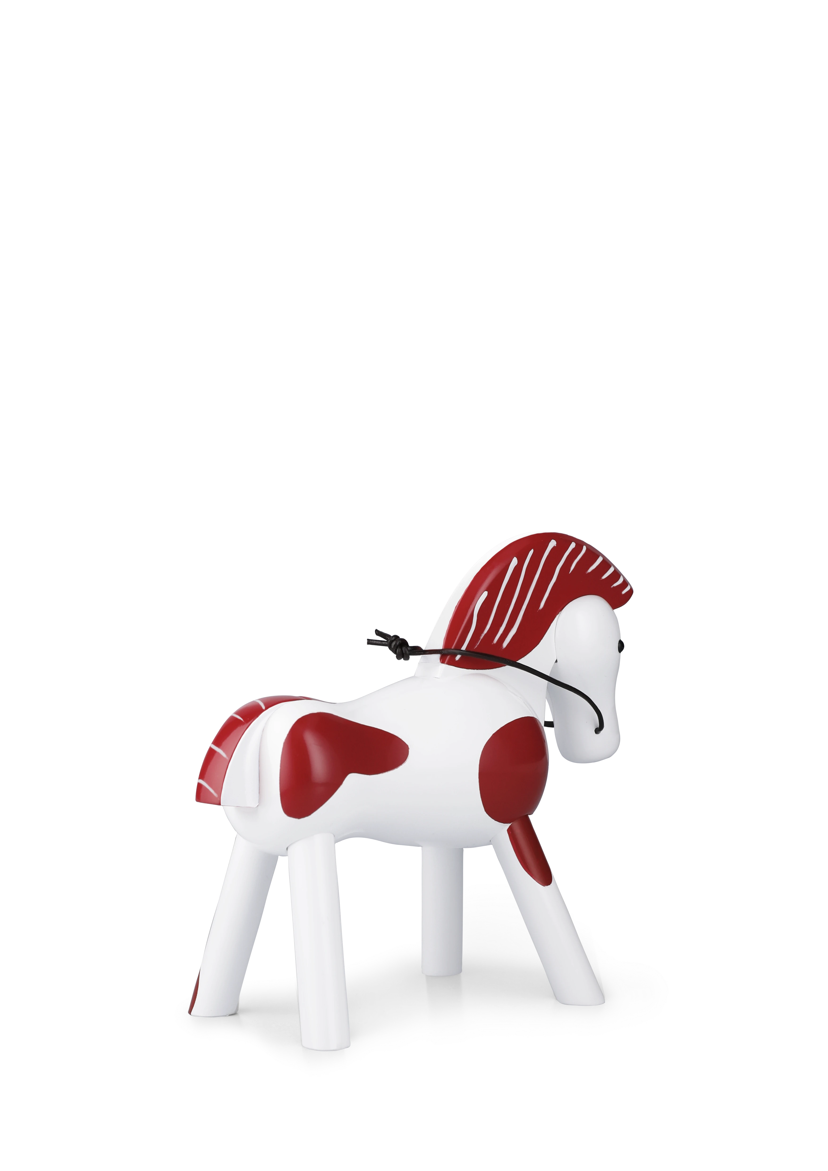 ▪️KAY BOJESEN Spotted pony ▪️ Kay Bojesen Horse H14 cm in White/Red