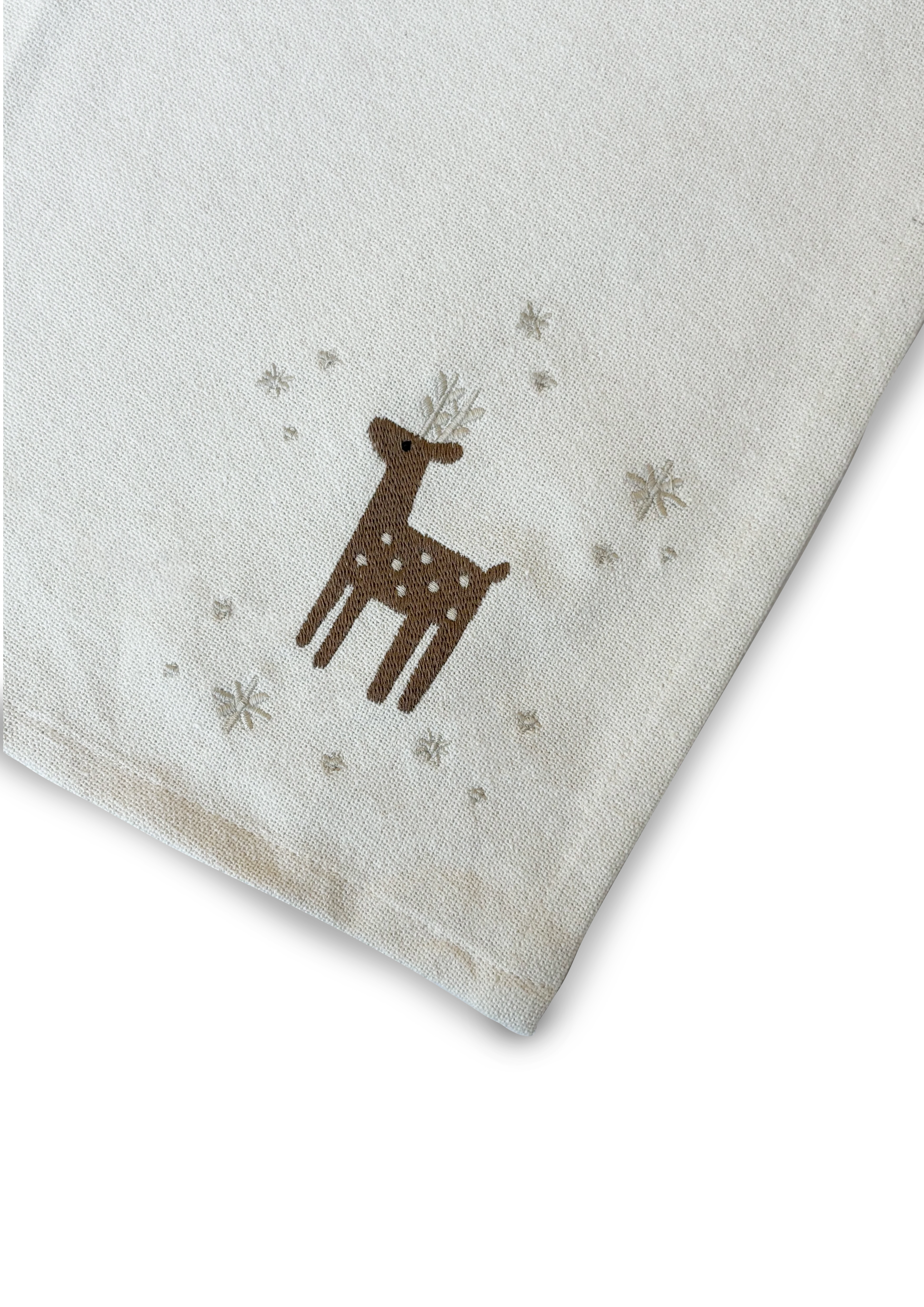 Tea towel 50x70 cm from JUNA in Cream color, made of Cotton blend