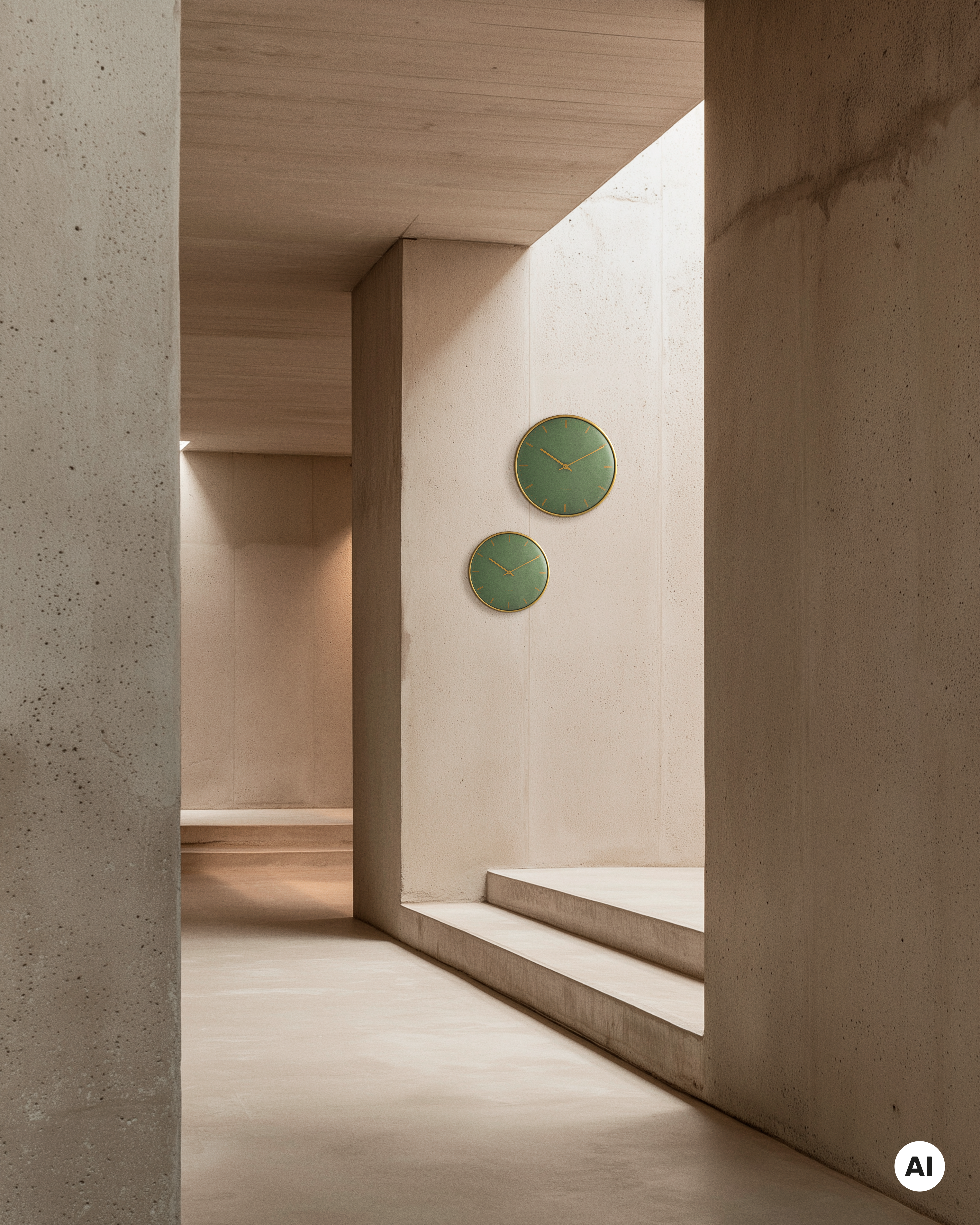 Arne Jacobsen Clocks Wall clock 29cm in green from City Hall