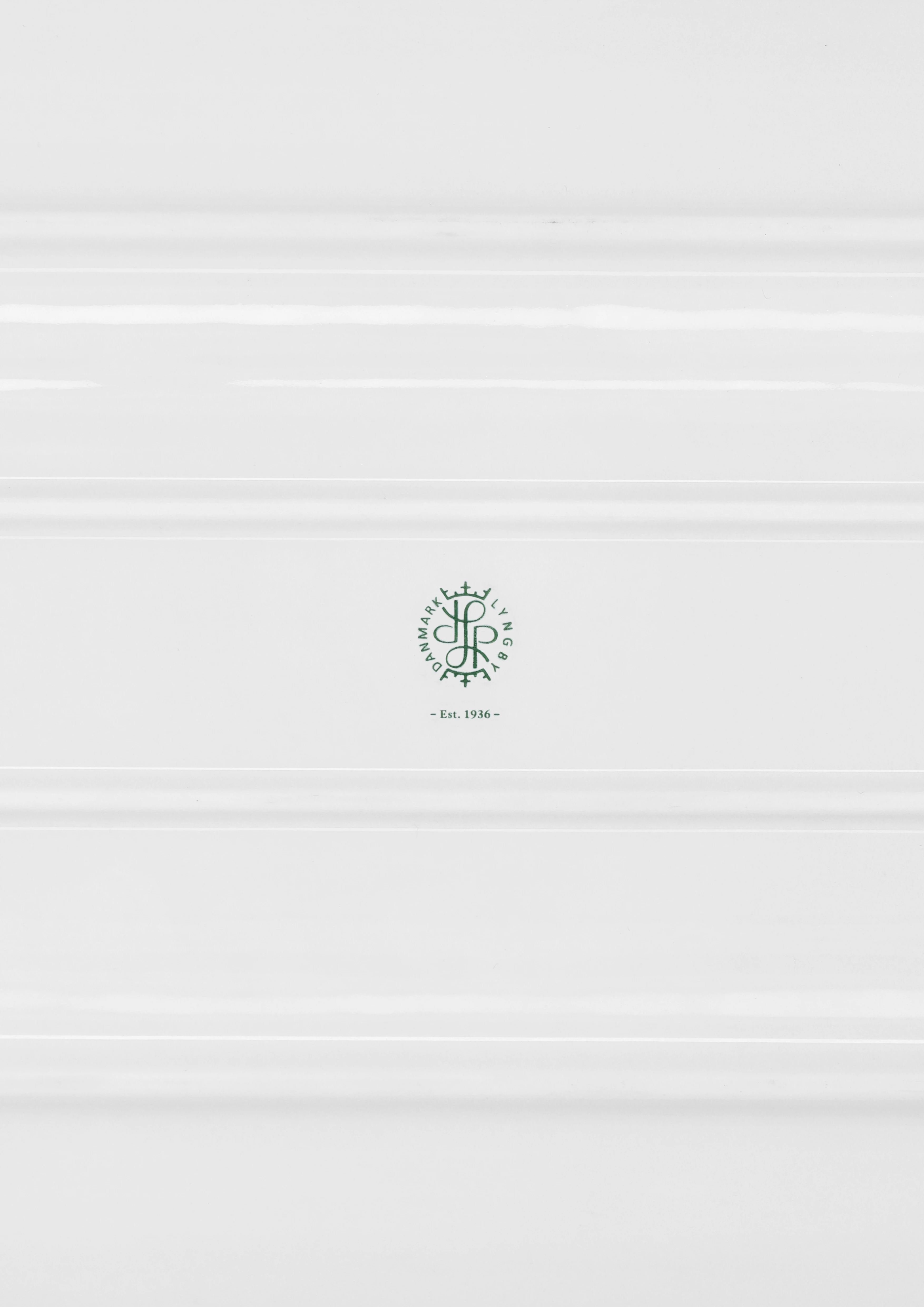 Oval serveringsfat 48x20 cm från Lyngby Porcelæn i färgen Vit, tillverkad av Keramik