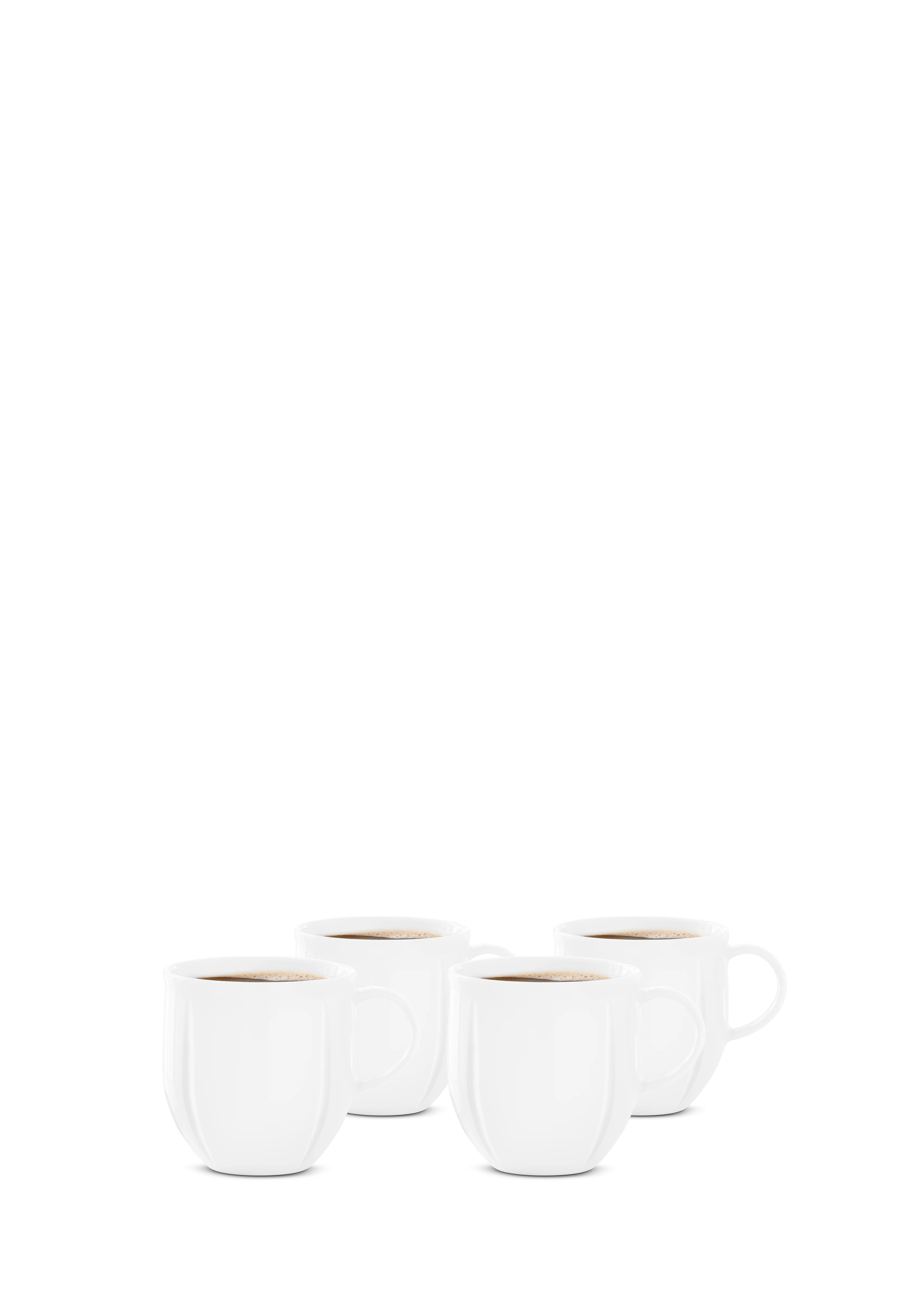 Becher 34 cl 4 Stck. von Rosendahl in der Farbe Weiss, hergestellt aus Keramik