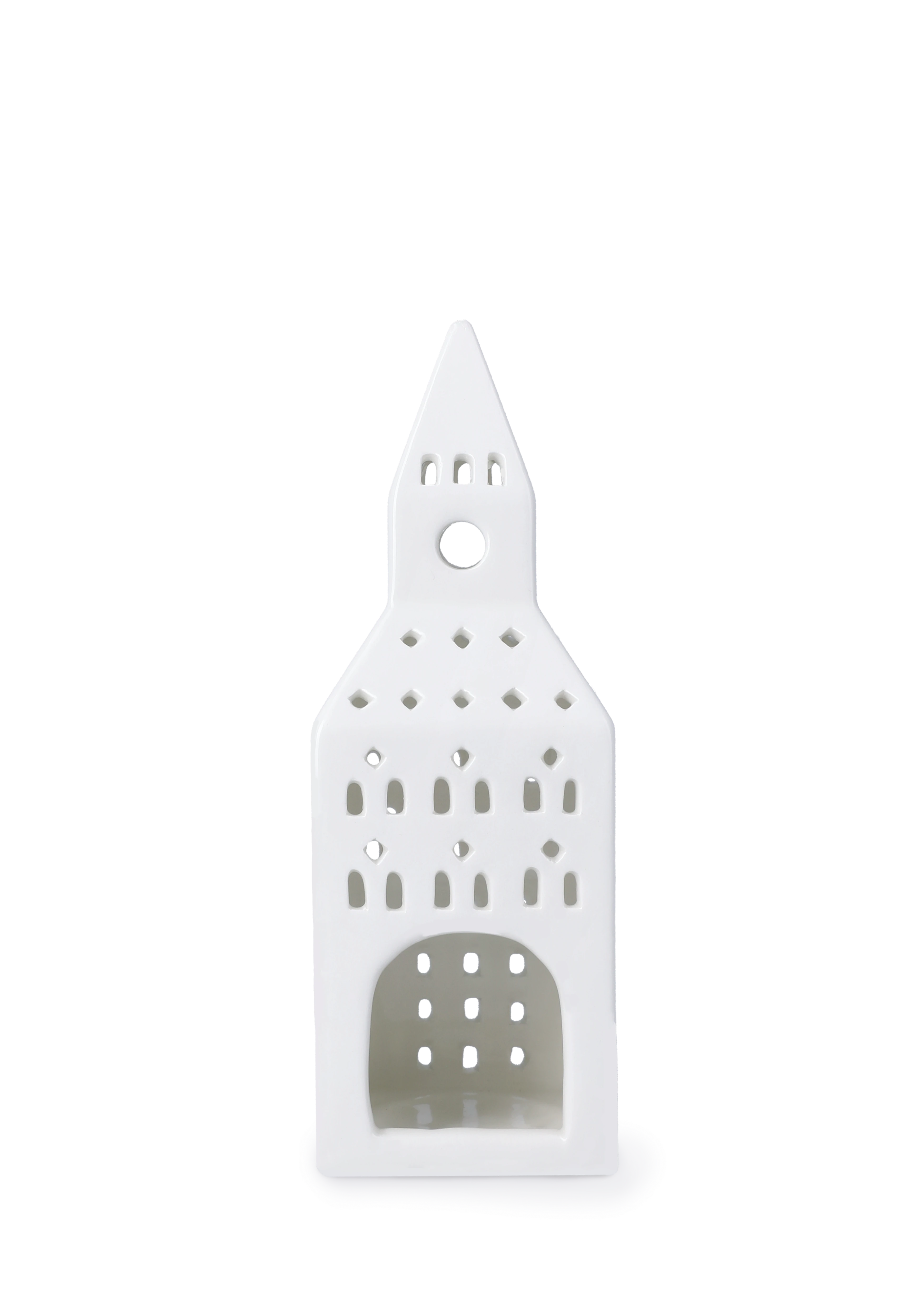 Lighthouse Church Tower H20 from Kähler  in White color, made of Ceramics