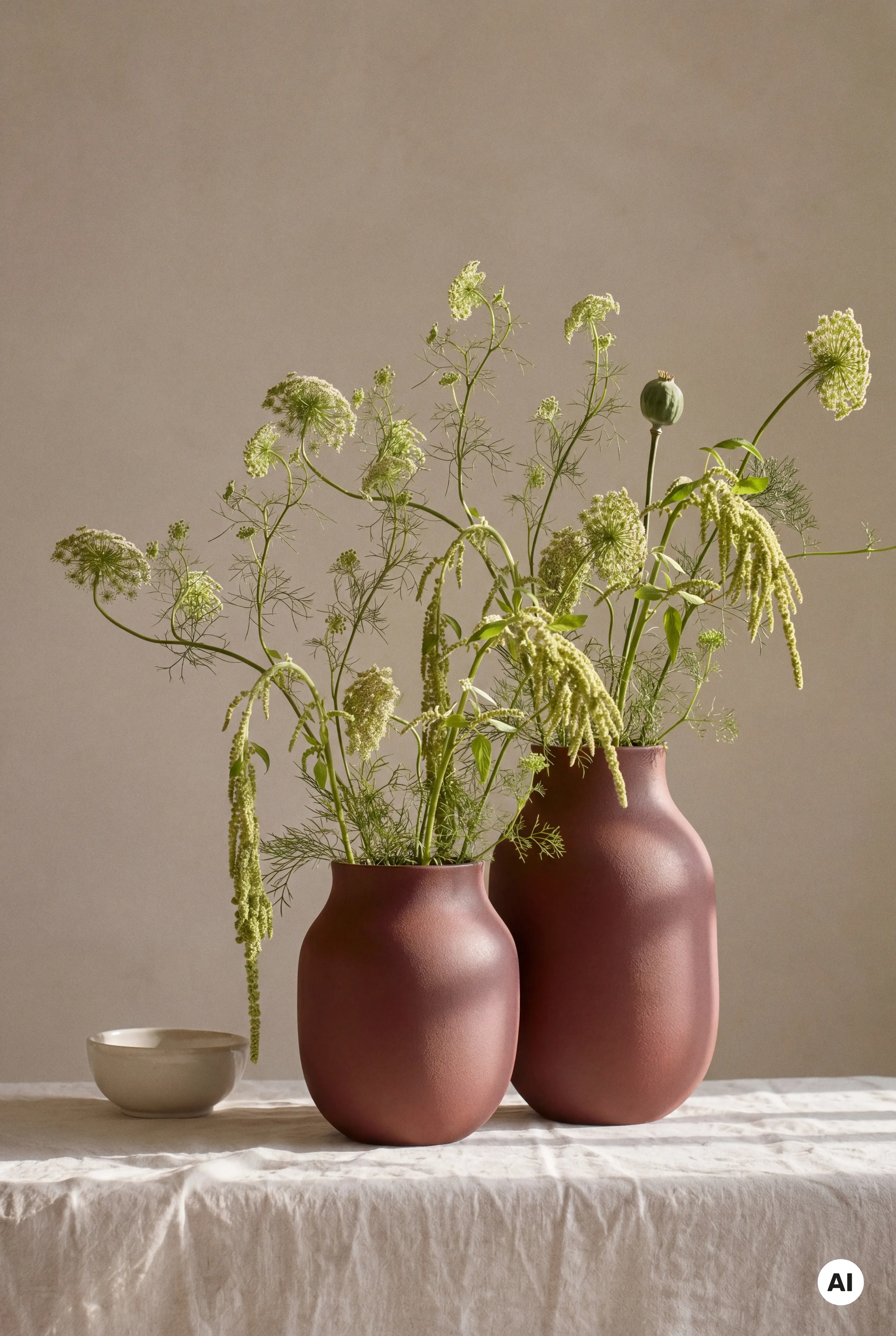 Kähler Vase H20 cm Bordeaux