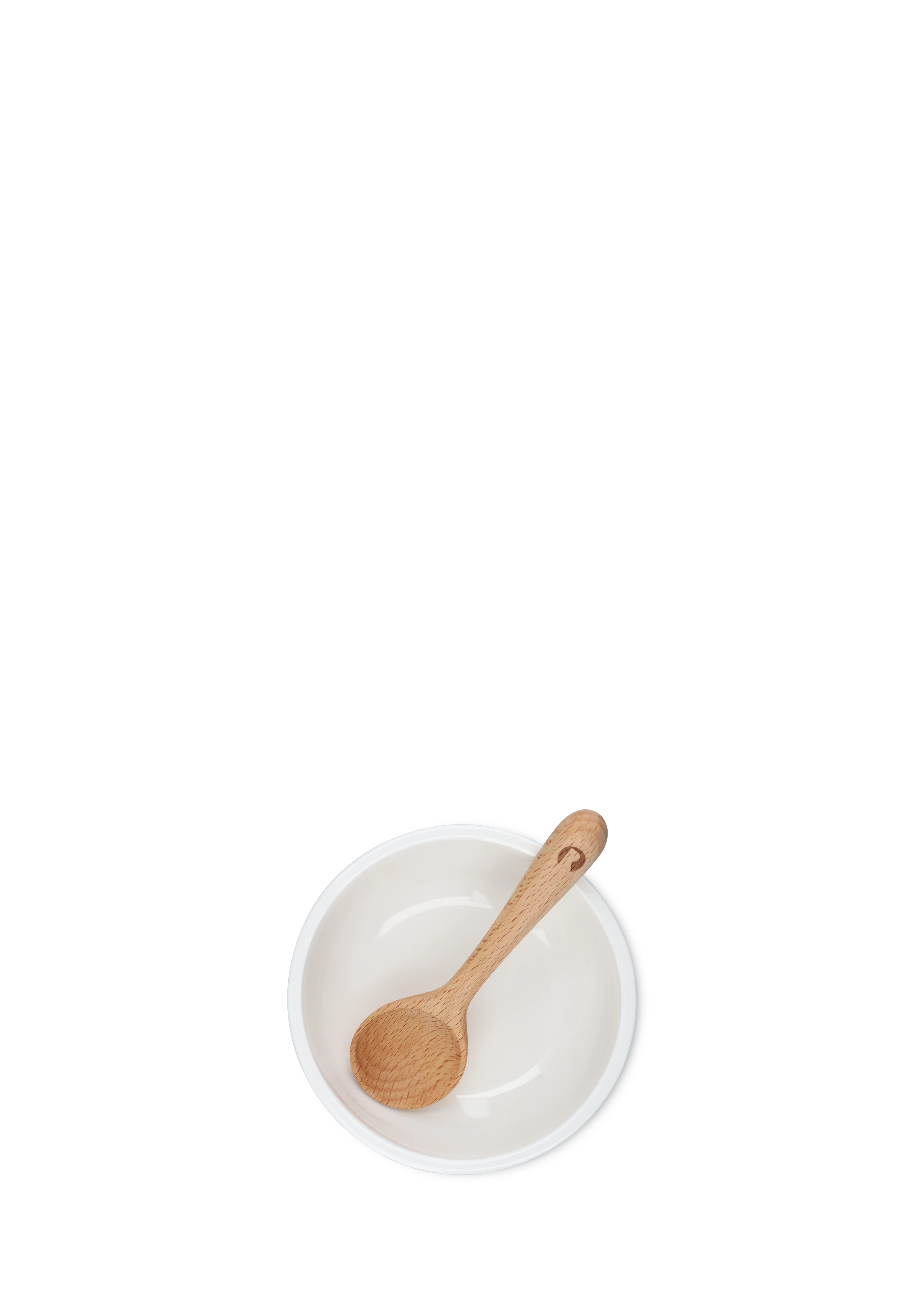 Rosendahl Snackschale Ø 10,5 cm mit Löffel Weiss