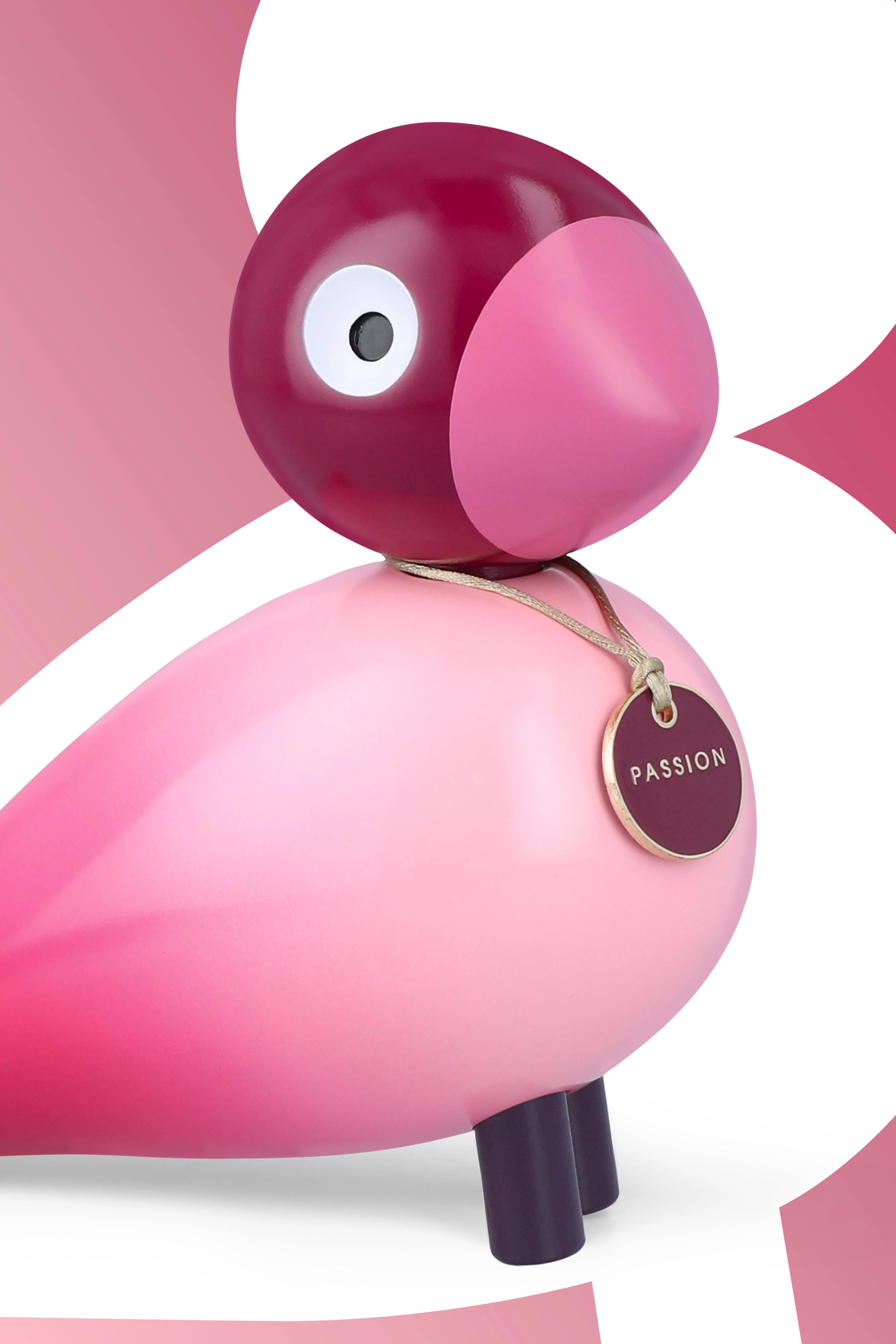 Passion Story Bird H15.5 cm fra Kay Bojesen i farven Pink, lavet af Træ