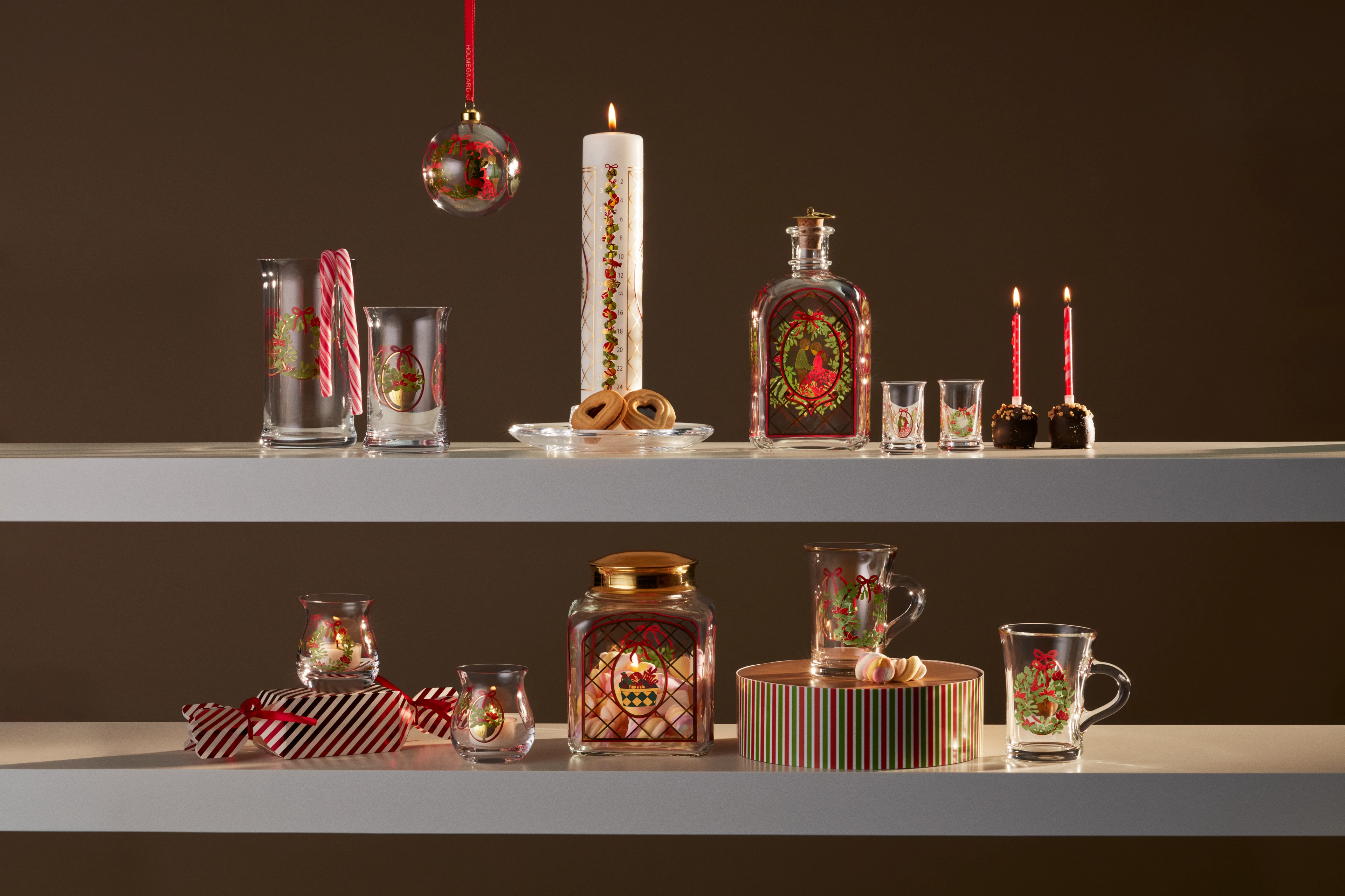 Advent Candle 2025 Ø5 cm from Holmegaard in Multi color, made of Paraffin