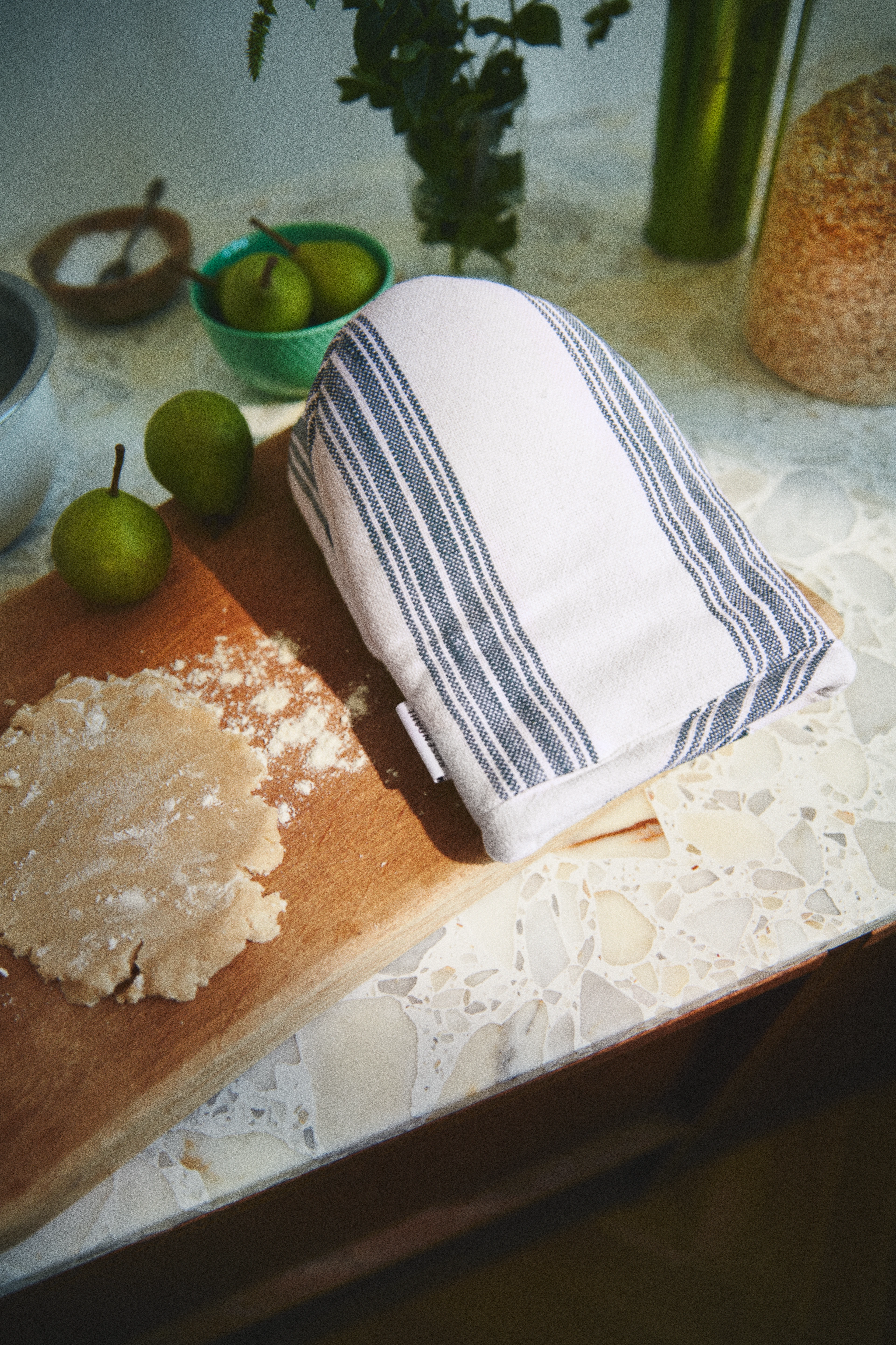 Garn Ovnhandske one size fra Rosendahl i farven Blå, lavet af Bomuldsblanding