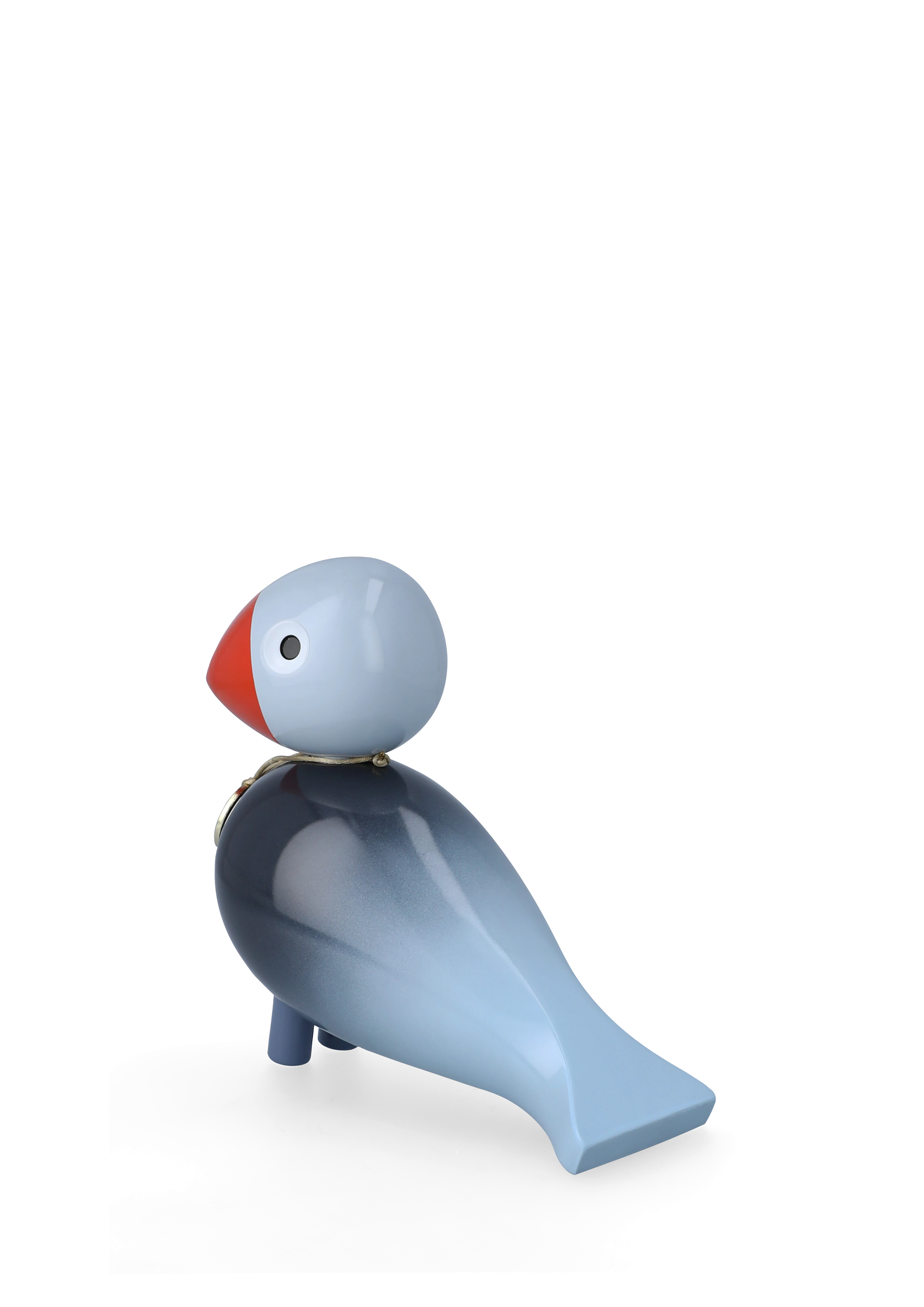 Peace Story Bird H15.5 cm from Kay Bojesen in Blue color, made of Wood