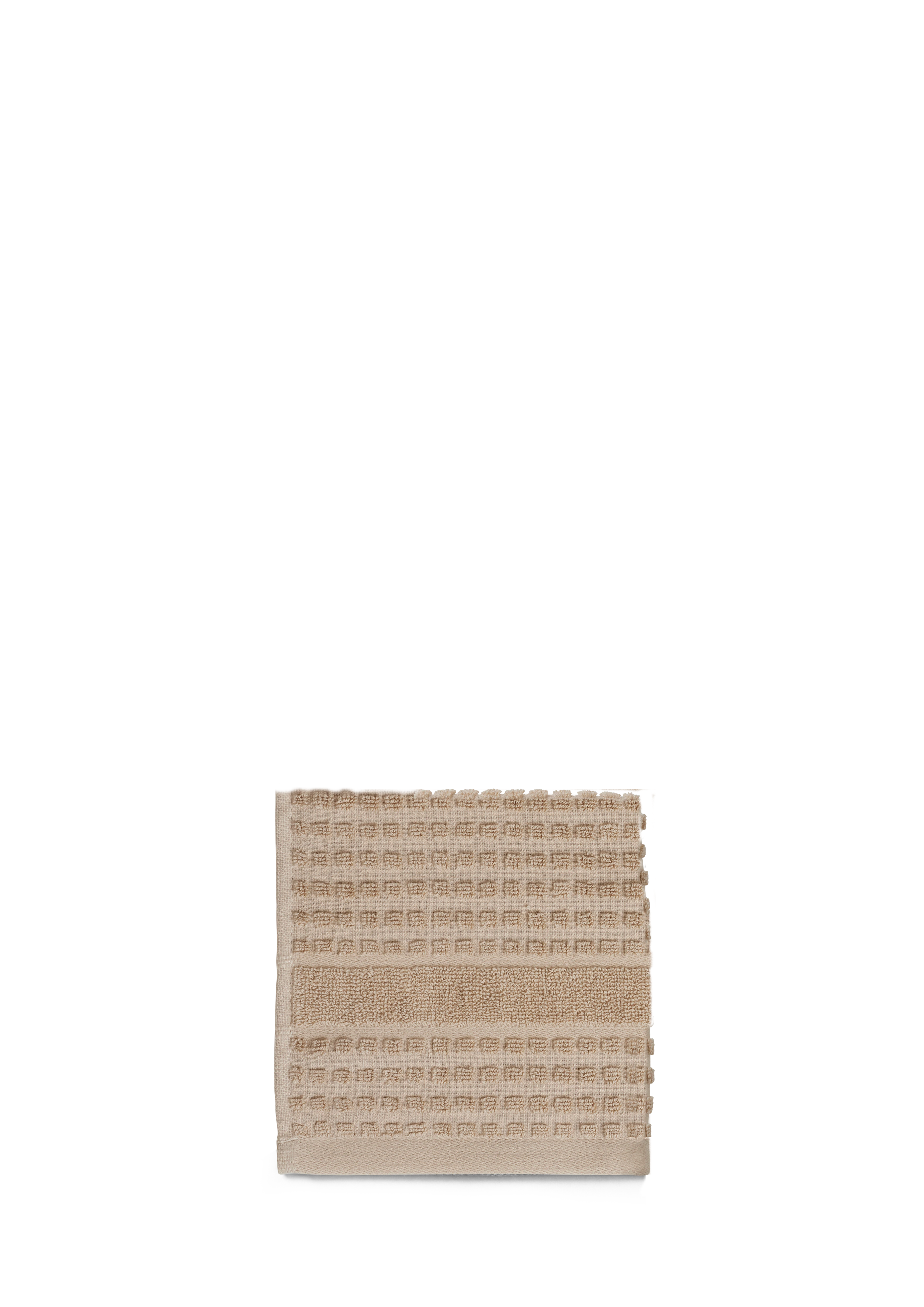 Face cloth 30x30 cm from JUNA in Sand color, made of Cotton